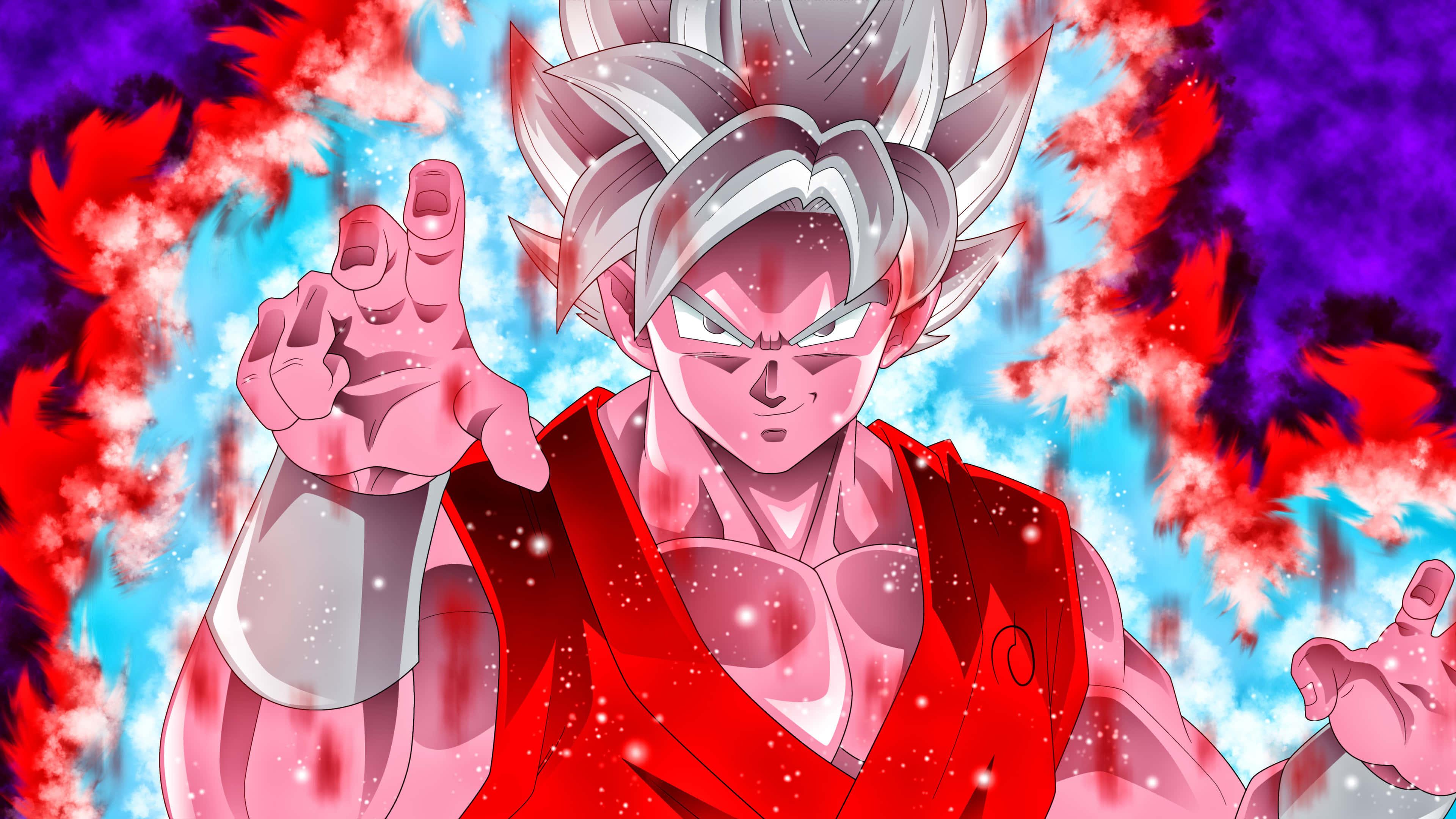Fiery Goku Dragon Ball Super Picture — 3840x2160 wallpaper