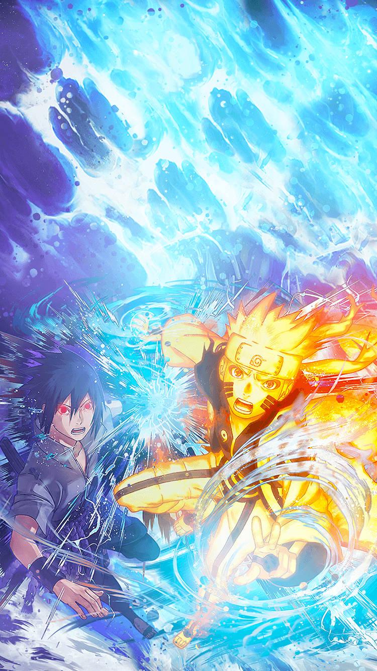Fiery Naruto Phone — 750x1335 wallpaper