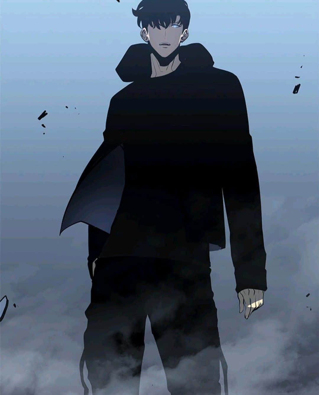 Fight the Unknown with Jin Woo in Solo Leveling — 1079x1335 wallpaper