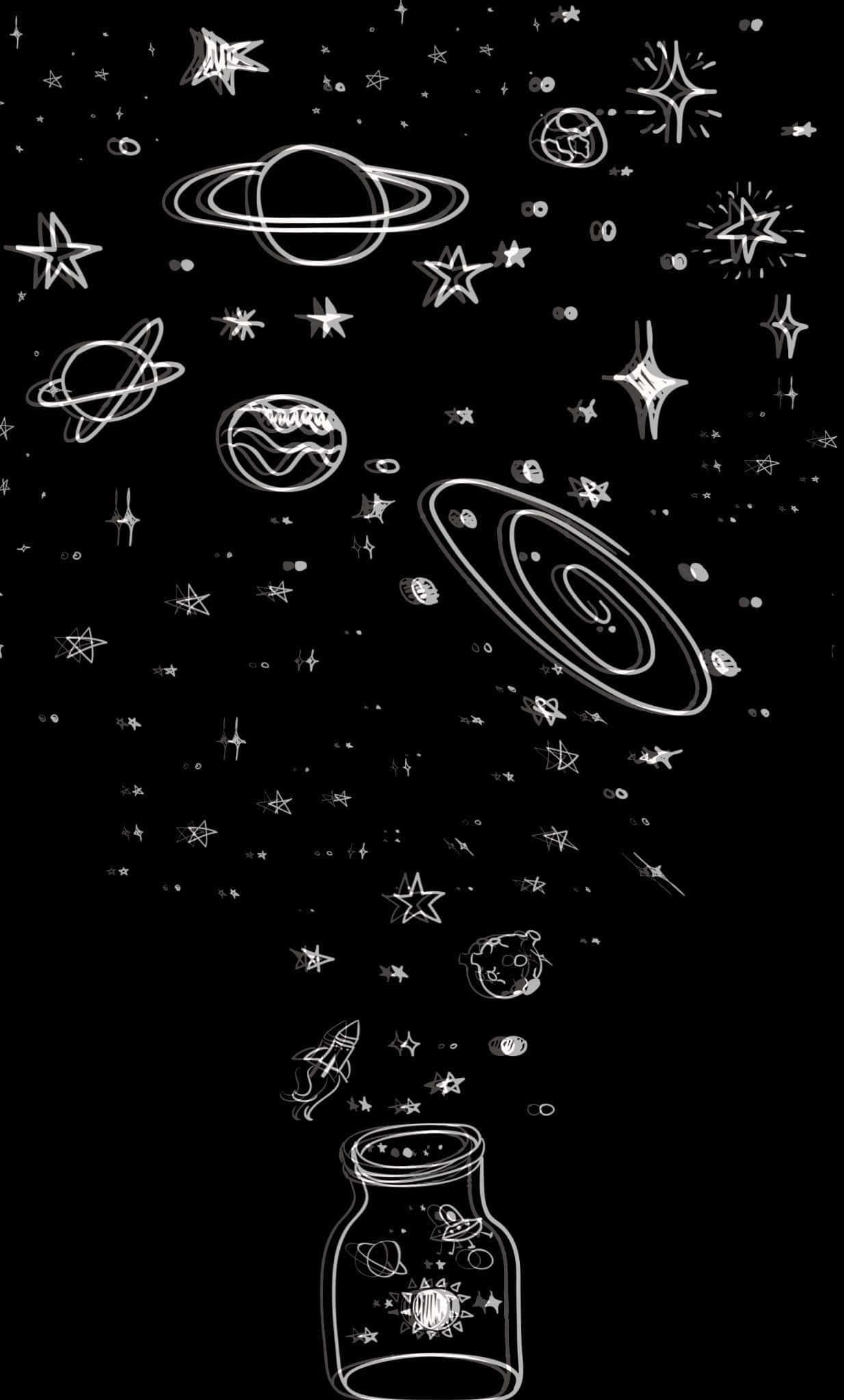 Find beauty in the darkness — 1234x2047 wallpaper
