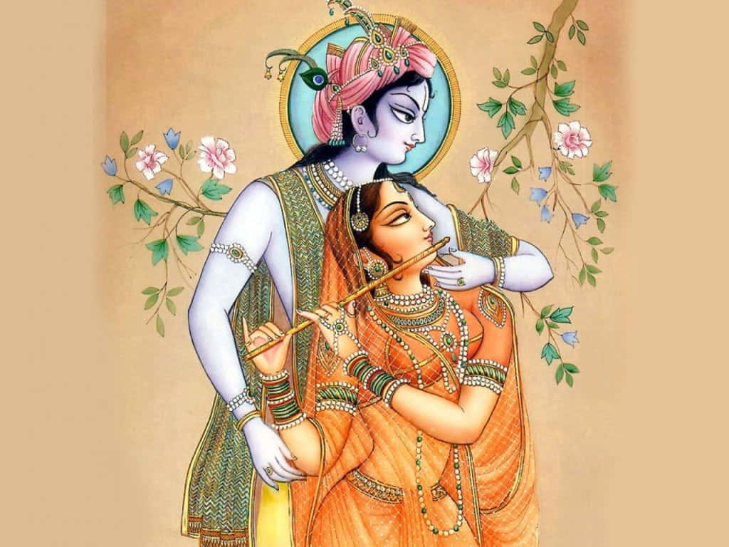Find divine grace and wisdom in the love of Radha and Krishna.