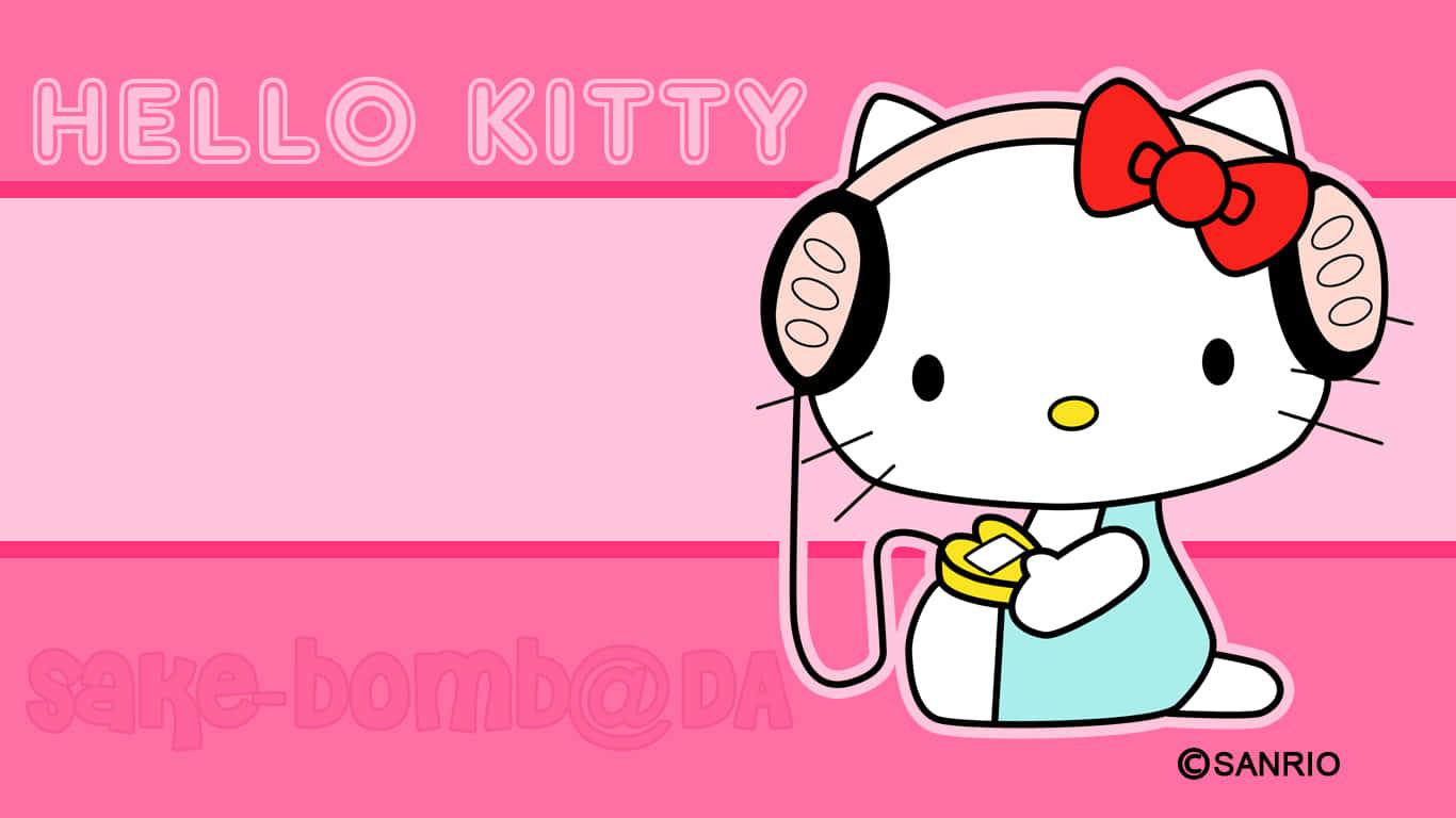Find the Cutest Computer Around with Hello Kitty PC — 1366x768 wallpaper