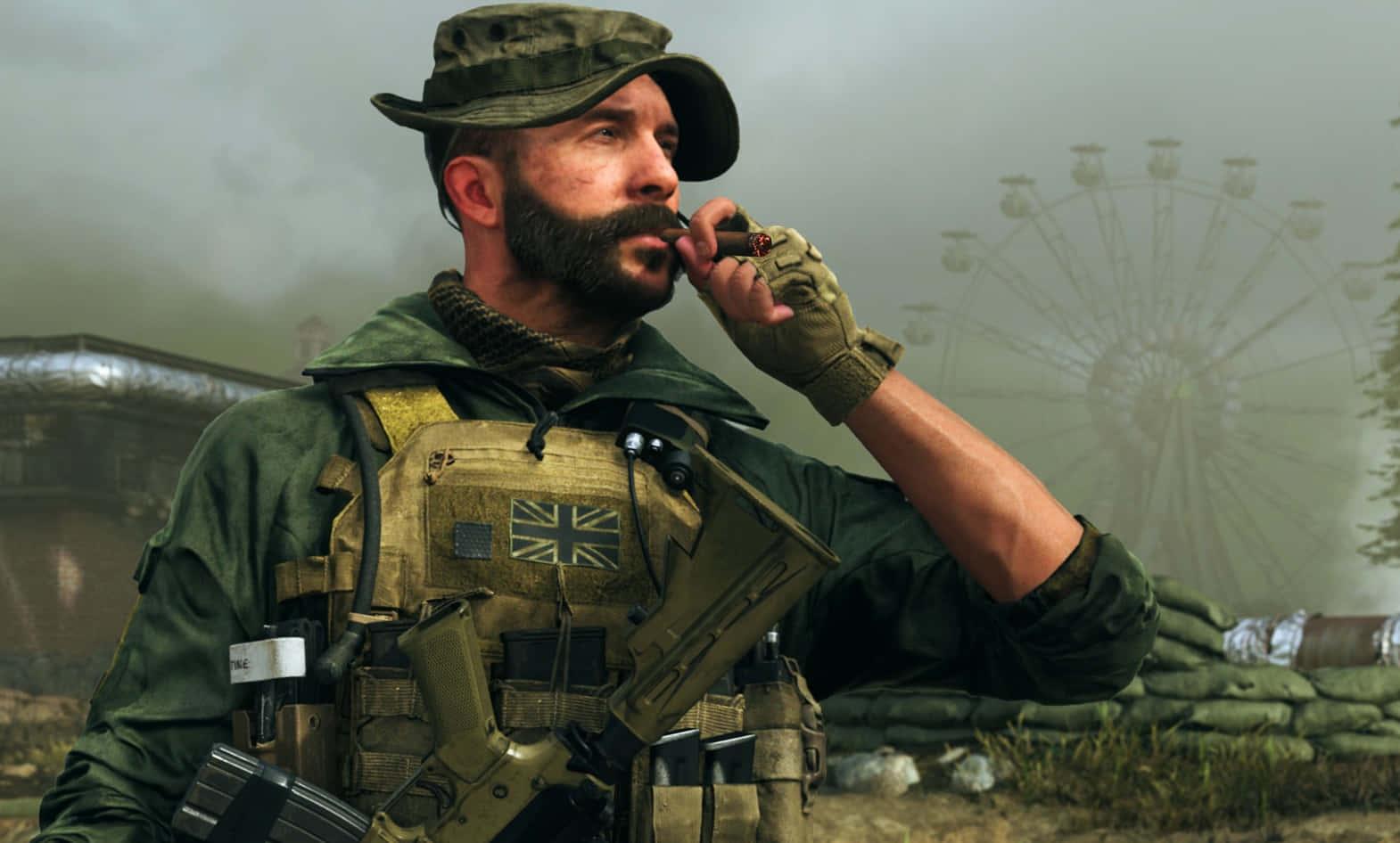 Fire up the fray with a full arsenal of Call of Duty combat gear. — 1570x946 wallpaper