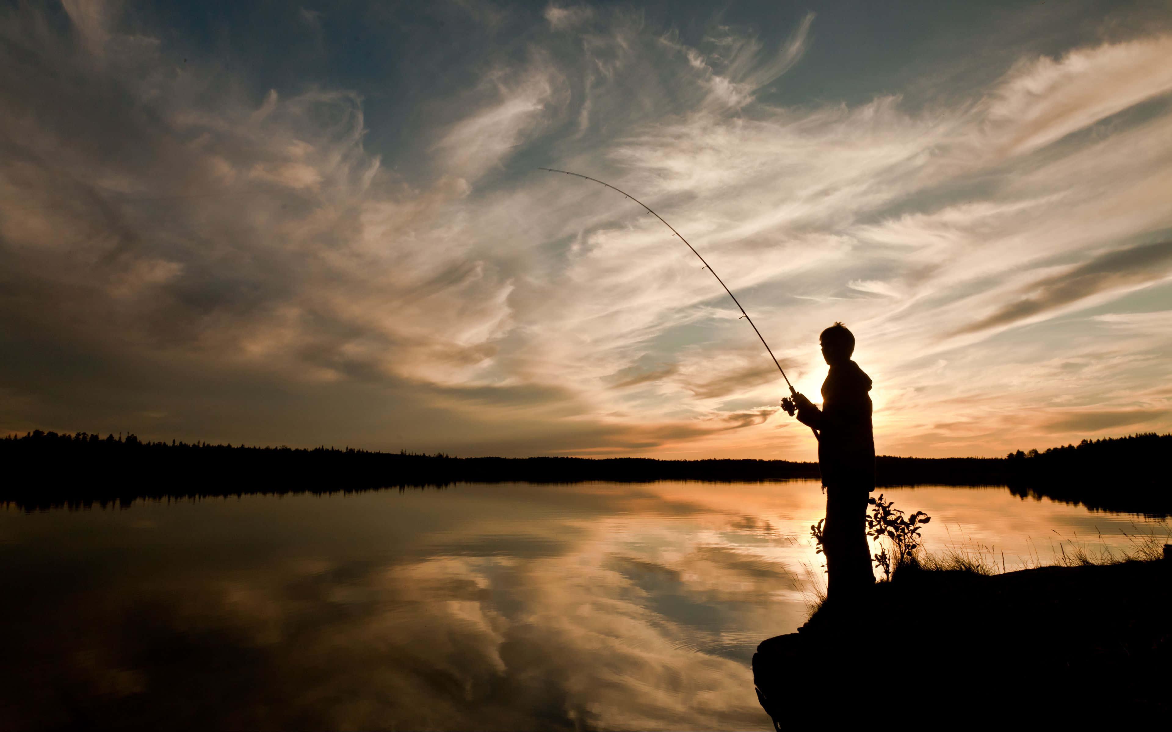 Fishing pictures — 3840x2400 wallpaper