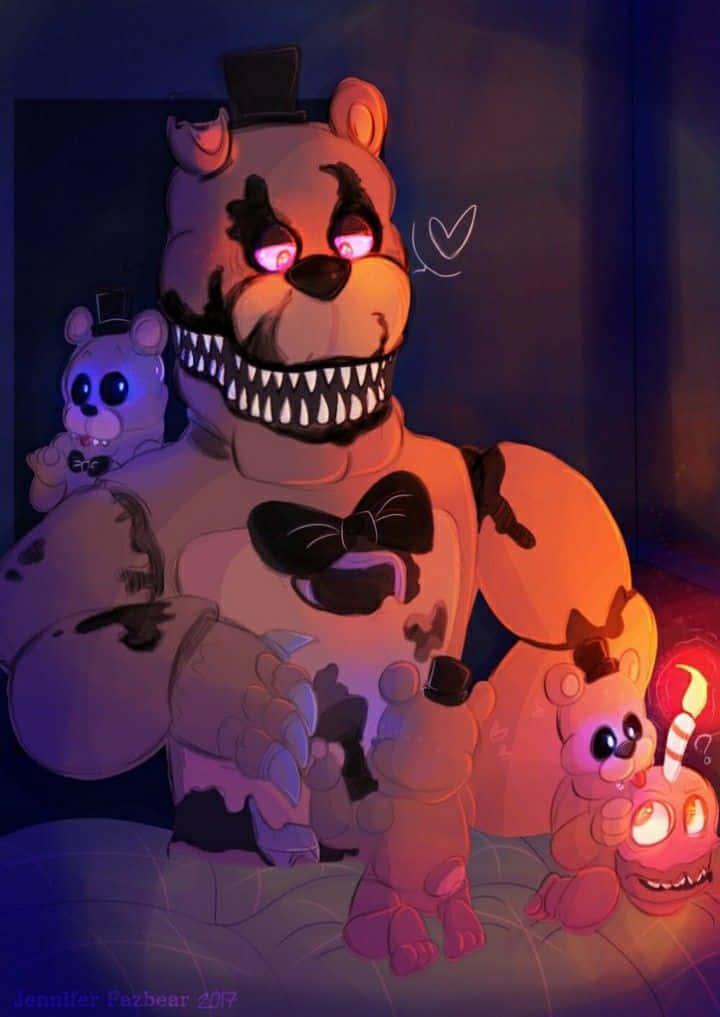 five nights at freddy's by sassy — 720x1017 wallpaper