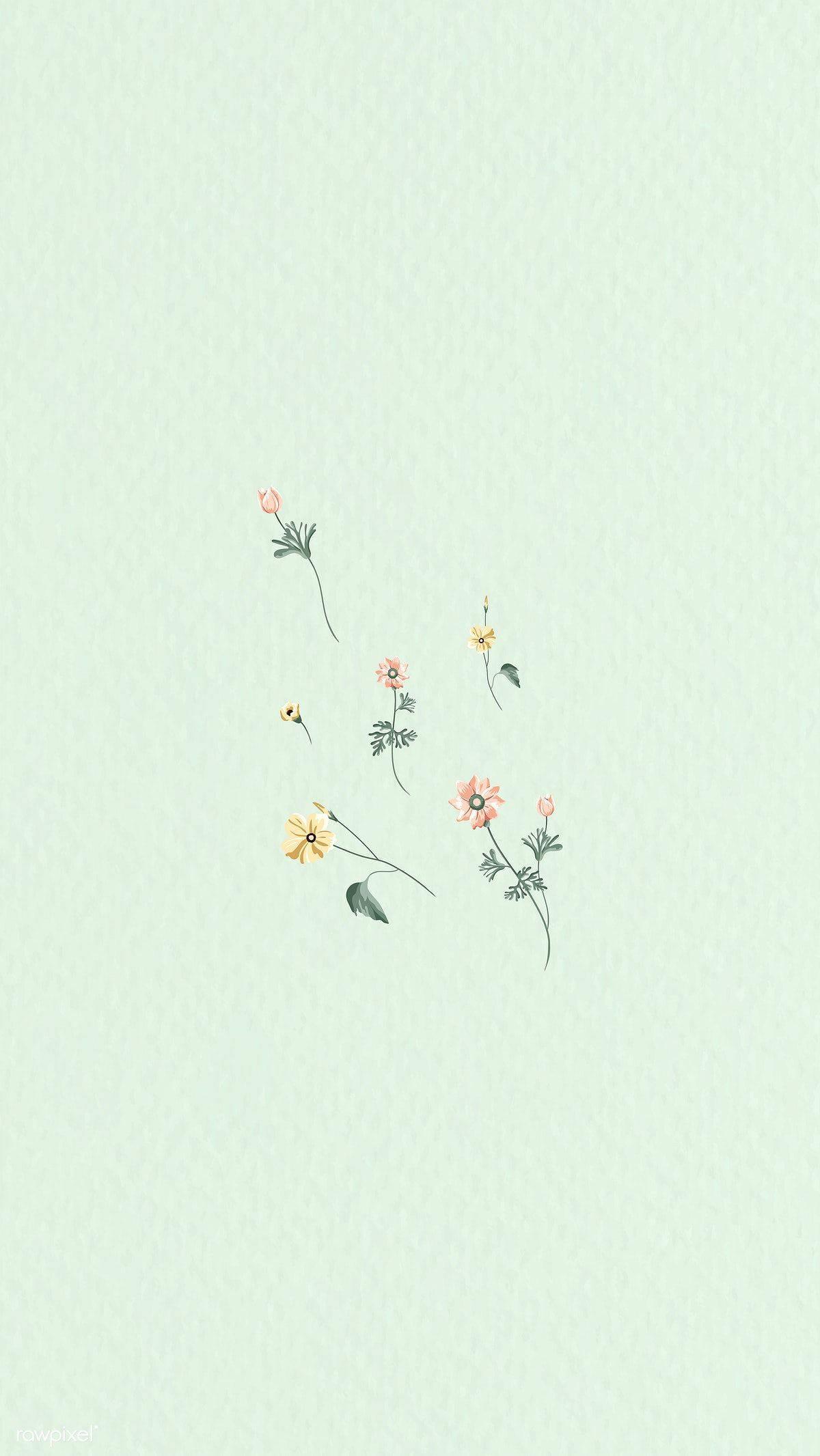 Floral WhatsApp Chat — 1200x2132 wallpaper