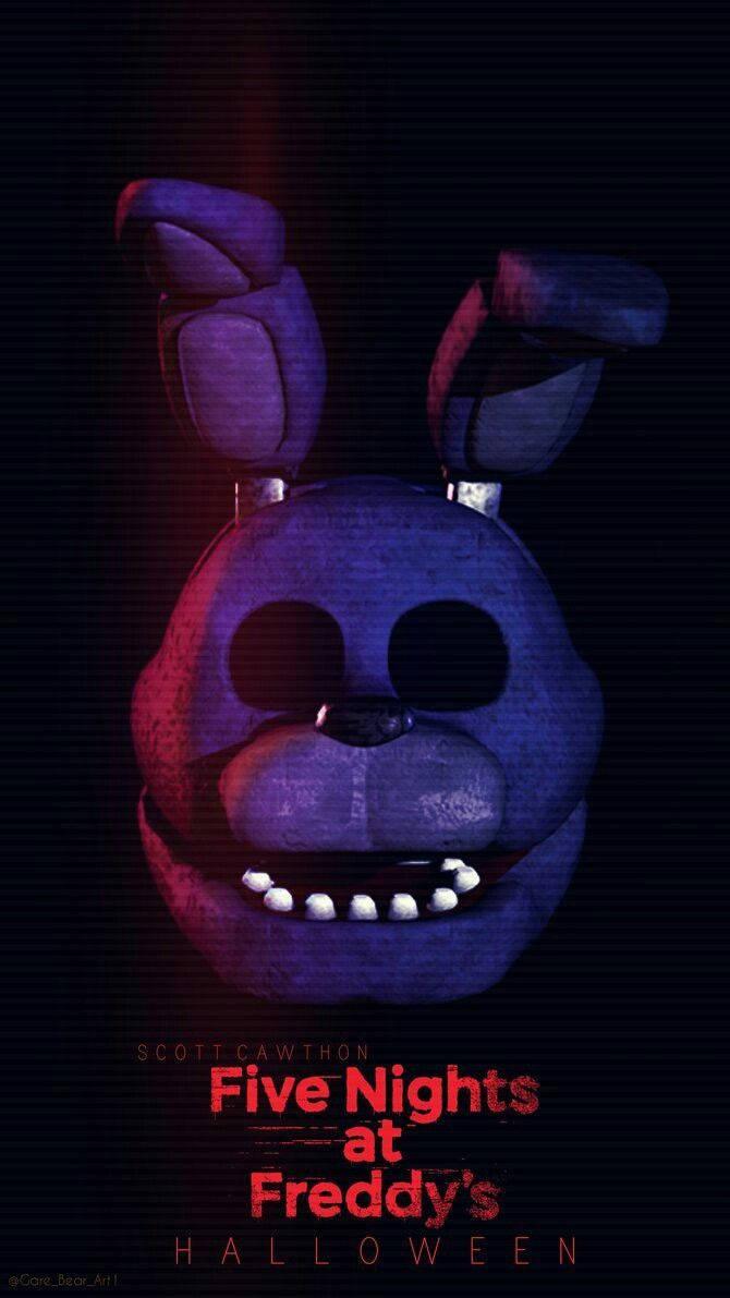 FNAF Creepy Halloween Bonnie — 670x1191 wallpaper
