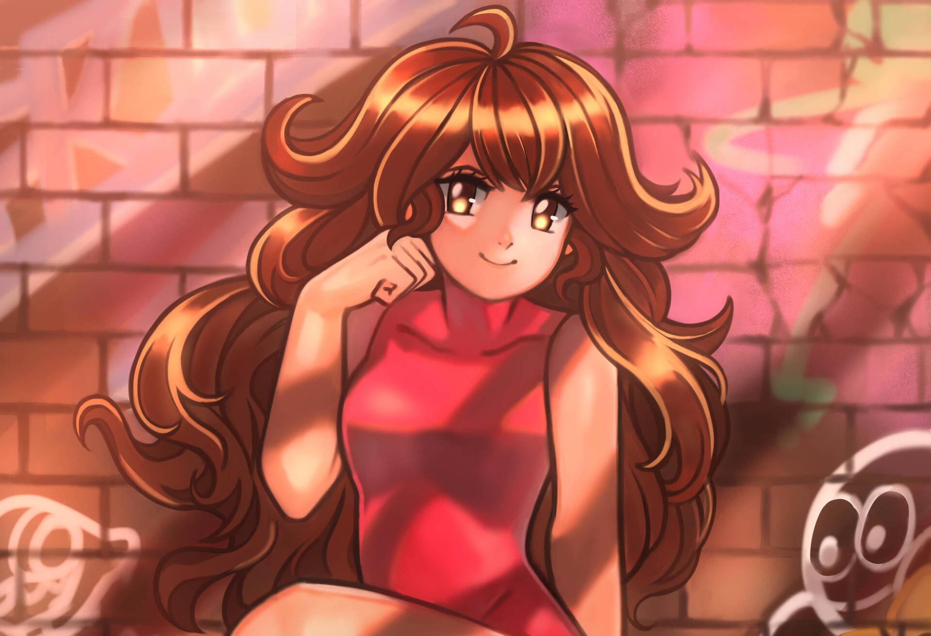 FNF Girlfriend Anime Fanart — 1920x1312 wallpaper