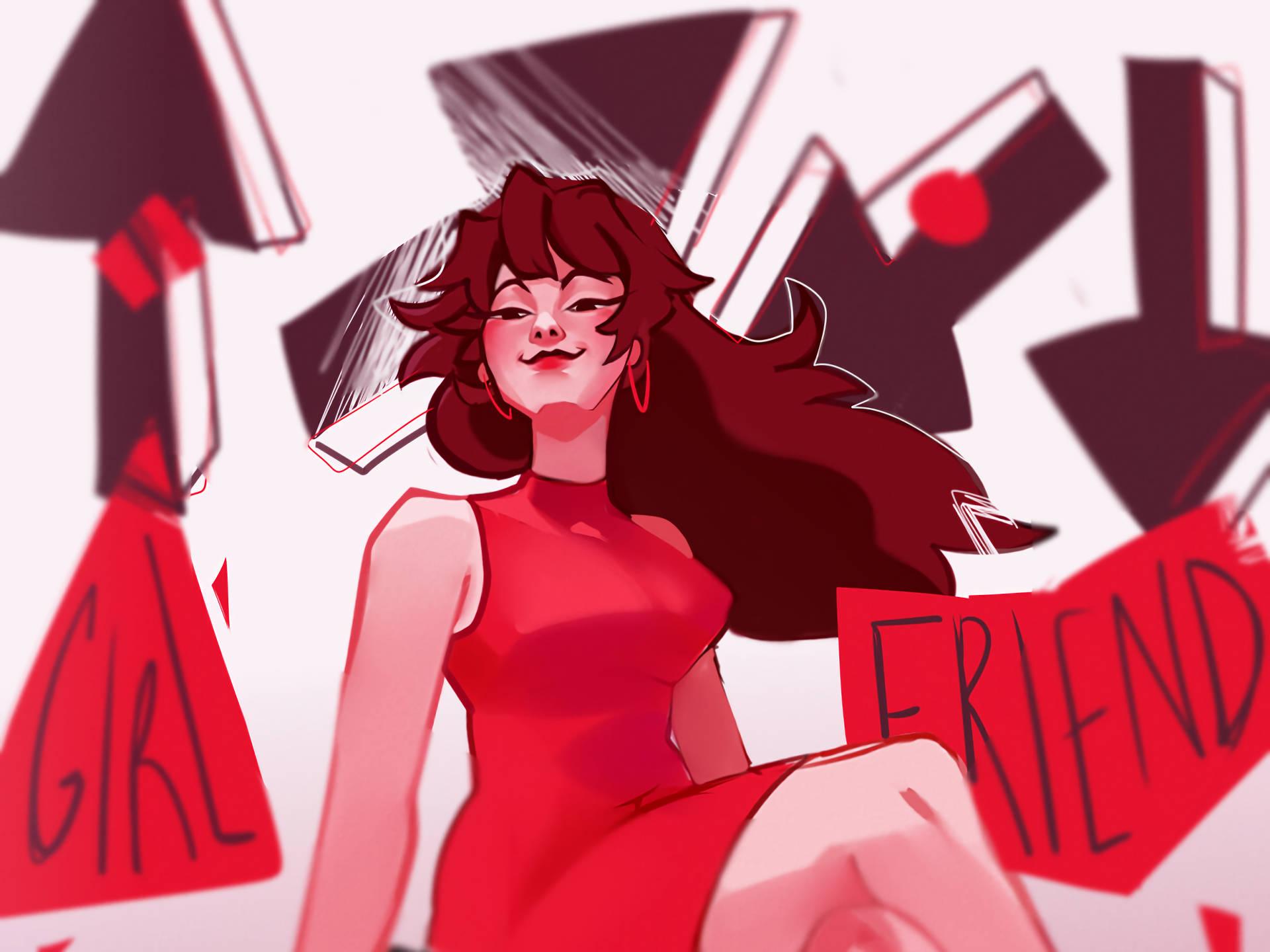 FNF Girlfriend Fanart — 1920x1440 wallpaper
