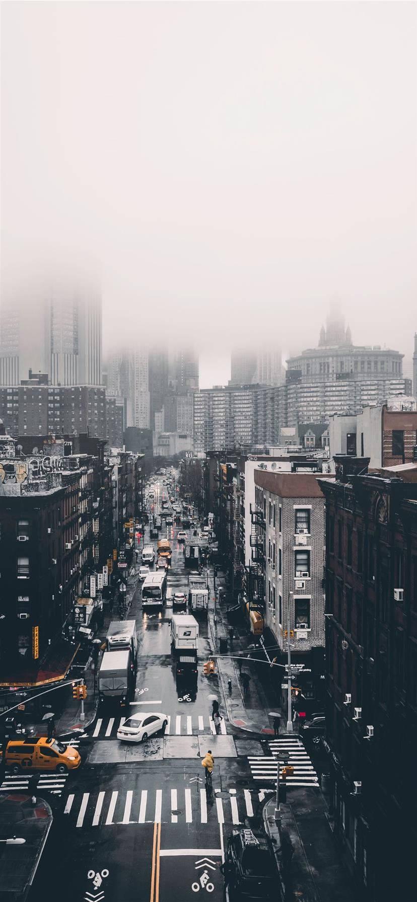 Foggy Day iPhone 11 — 828x1792 wallpaper
