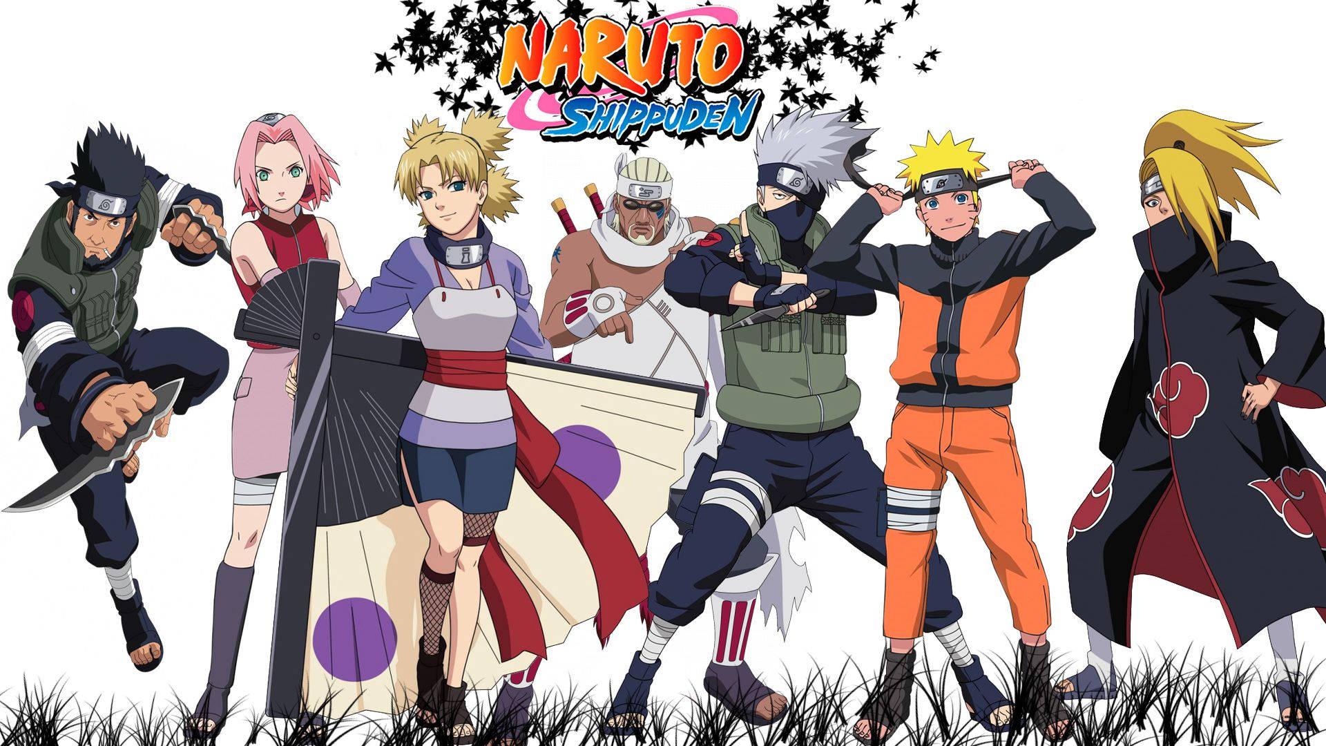 Follow Naruto and the Powerful Ninjas in Shippuden — 1920x1080 wallpaper