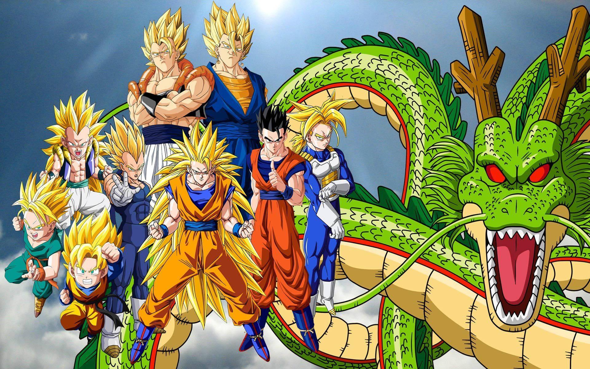 Follow the Legendary Adventures of the Dragon Ball Super Characters — 1920x1200 wallpaper