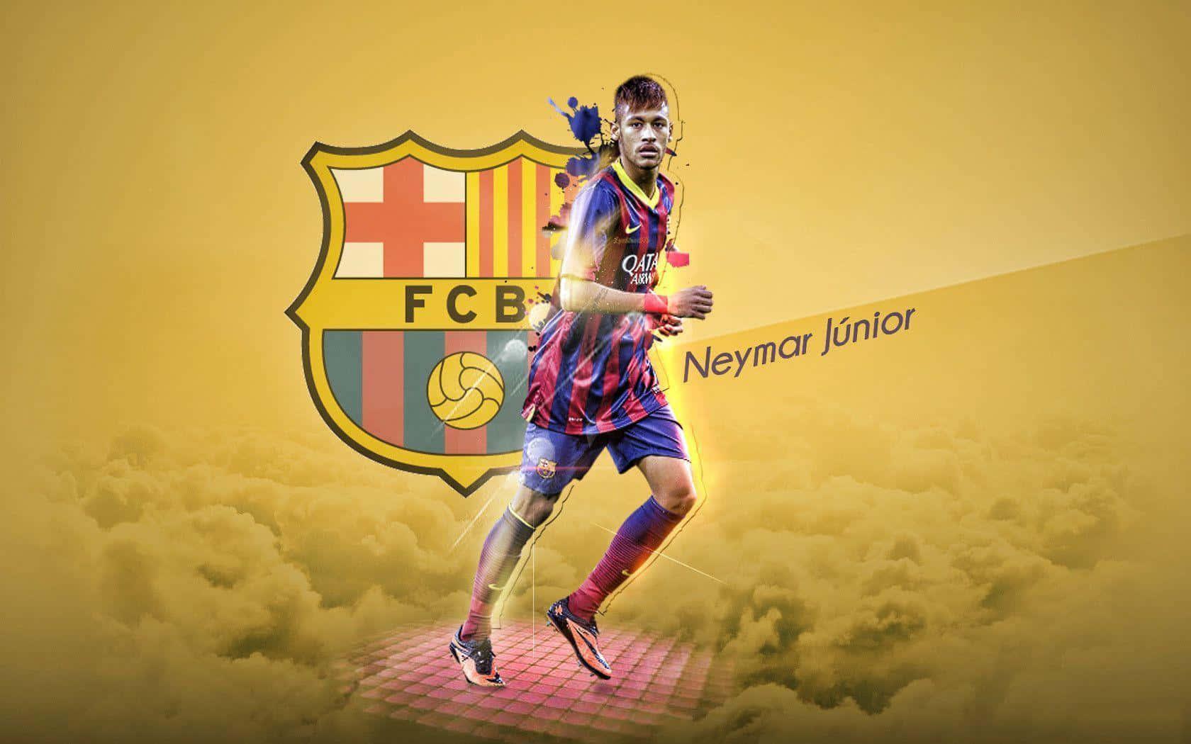 Football Maestro Neymar in Action — 1680x1050 wallpaper