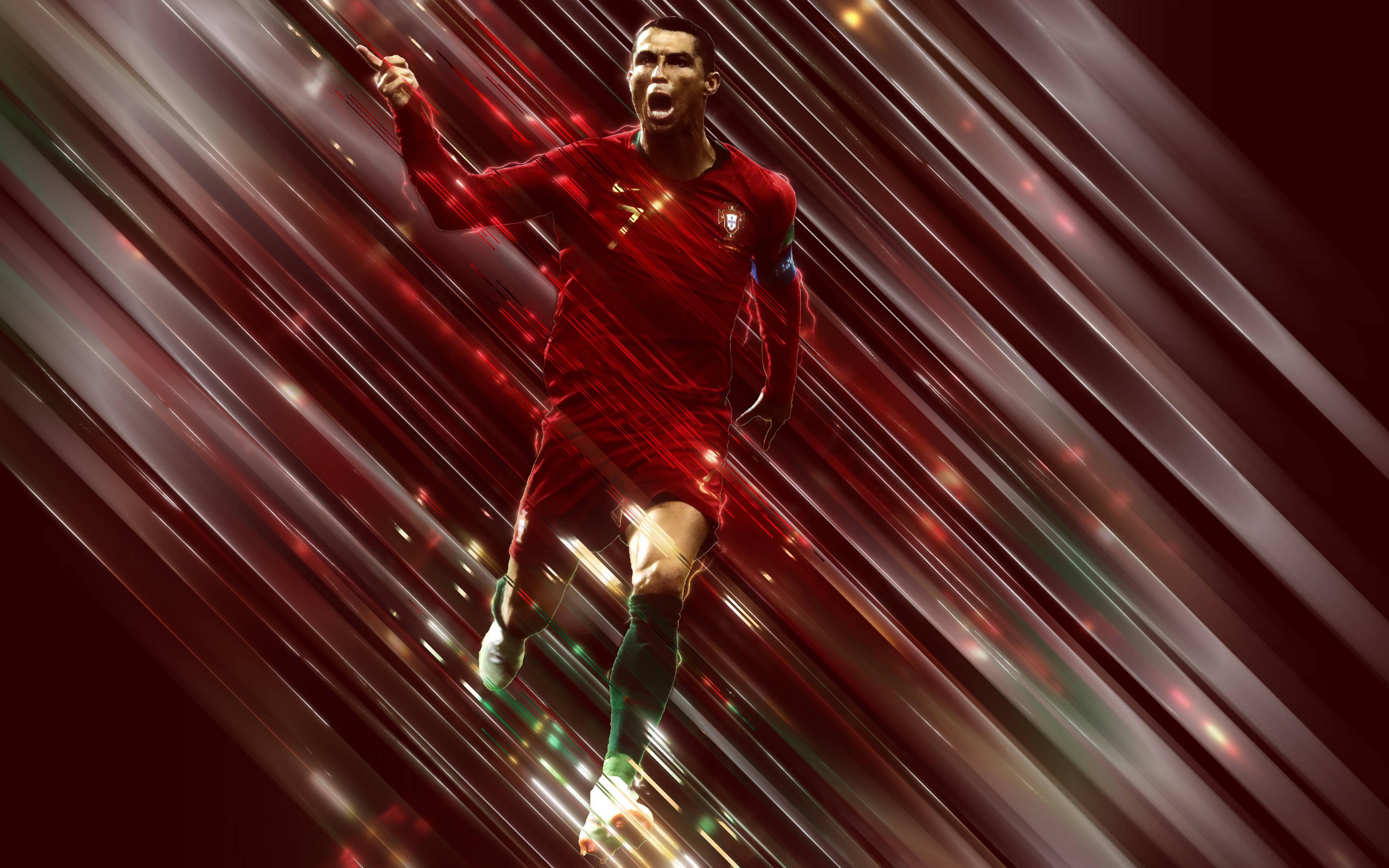 Football Player Cristiano Ronaldo Hd 4k — 3840x2400 wallpaper
