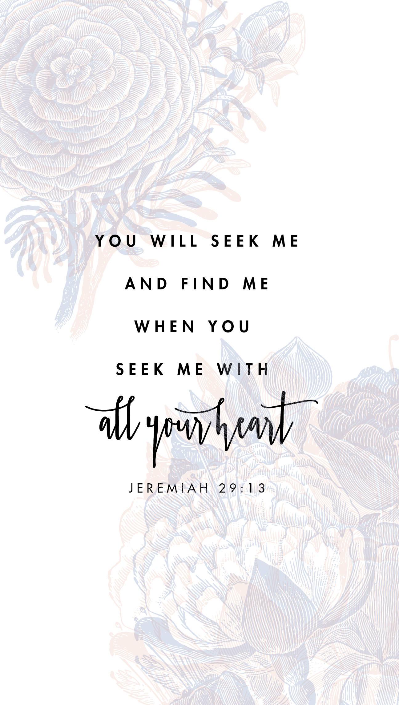 "For I know the plans I have for you, declares the Lord" Jeremiah 29:11 — 1296x2290 wallpaper