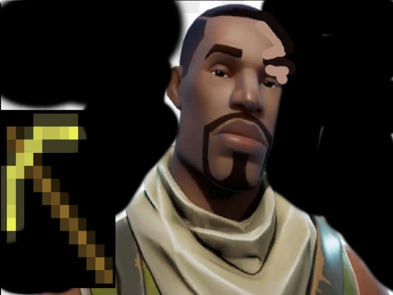 Fortnite Character With Beardand Scarf — 800x600 wallpaper