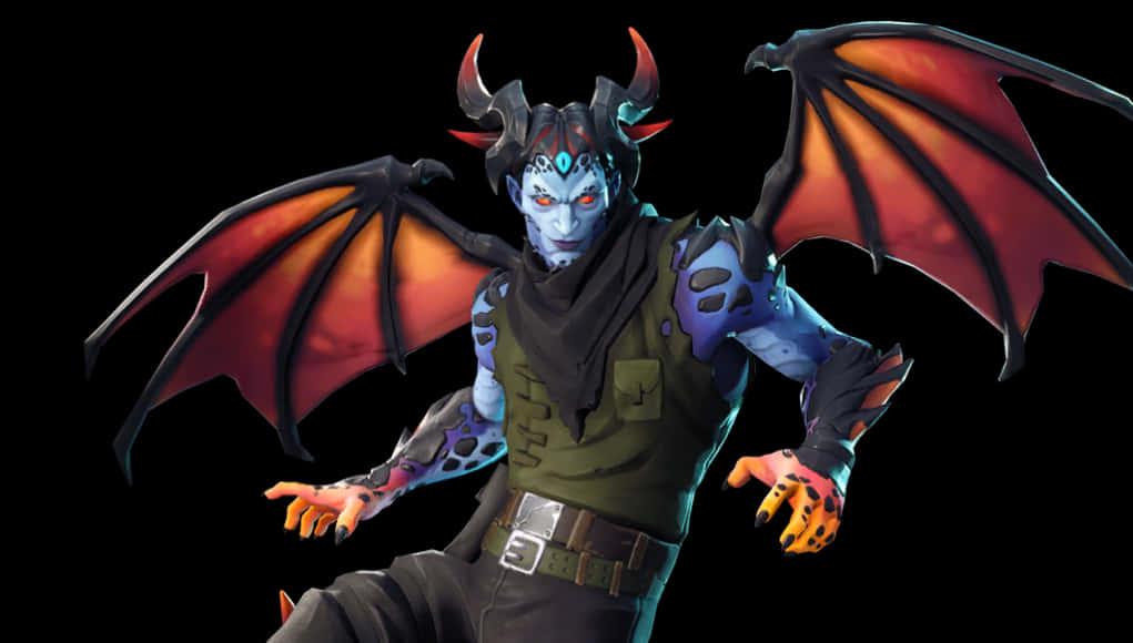 Fortnite Demonic Winged Skin — 1021x580 wallpaper