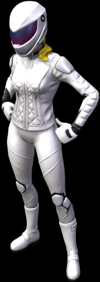 Fortnite White Astronaut Skin — 347x978 wallpaper