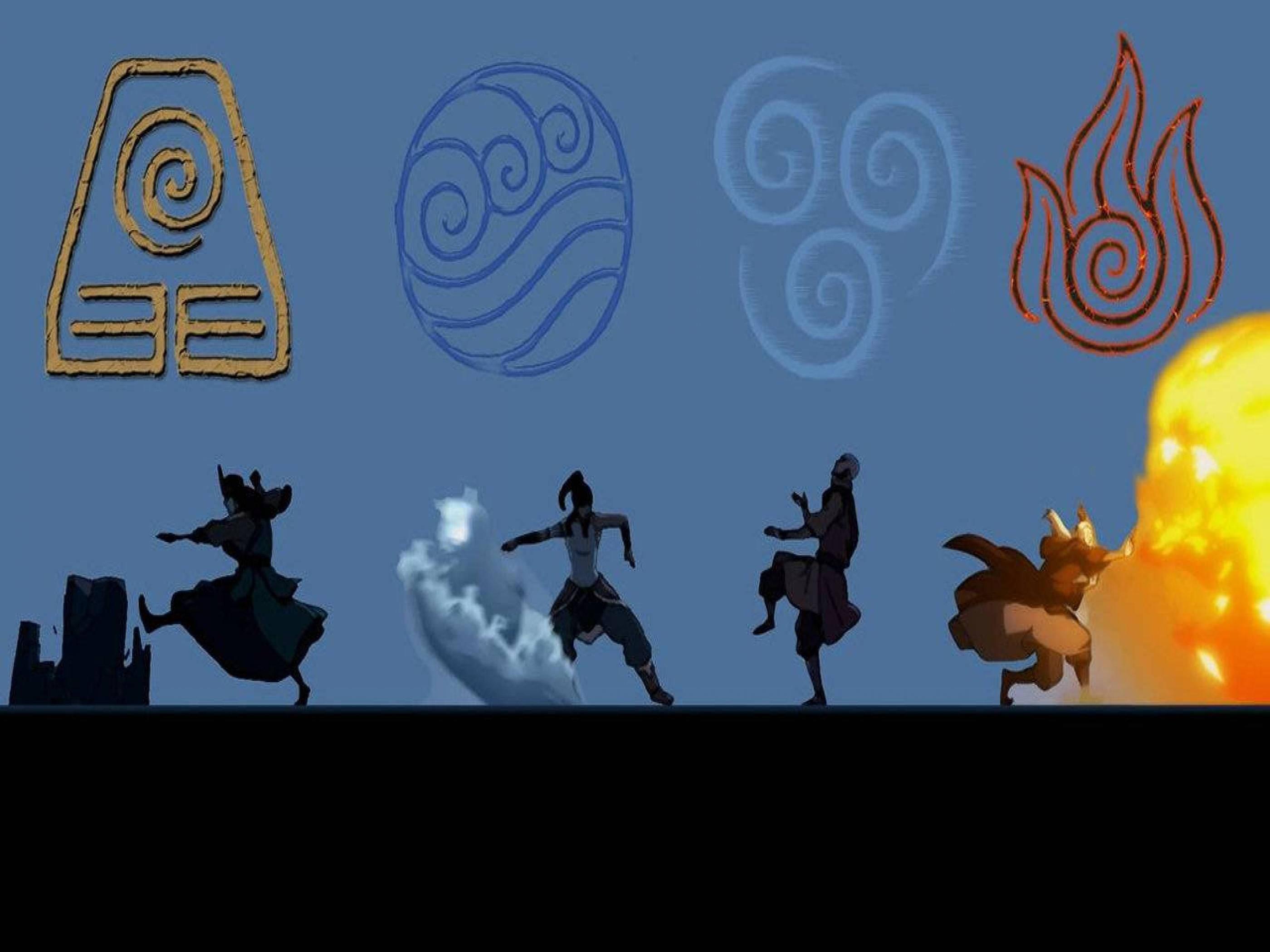 Four Elements from Avatar: The Last Airbender — 2800x2100 wallpaper