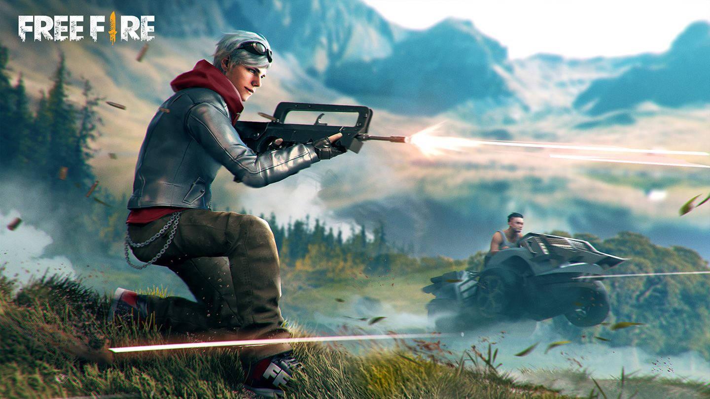 Free Fire Banner With Maxim — 1440x810 wallpaper