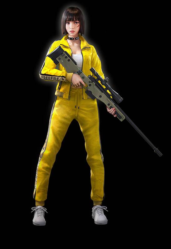 Free Fire Kelly PNG — 550x800 wallpaper