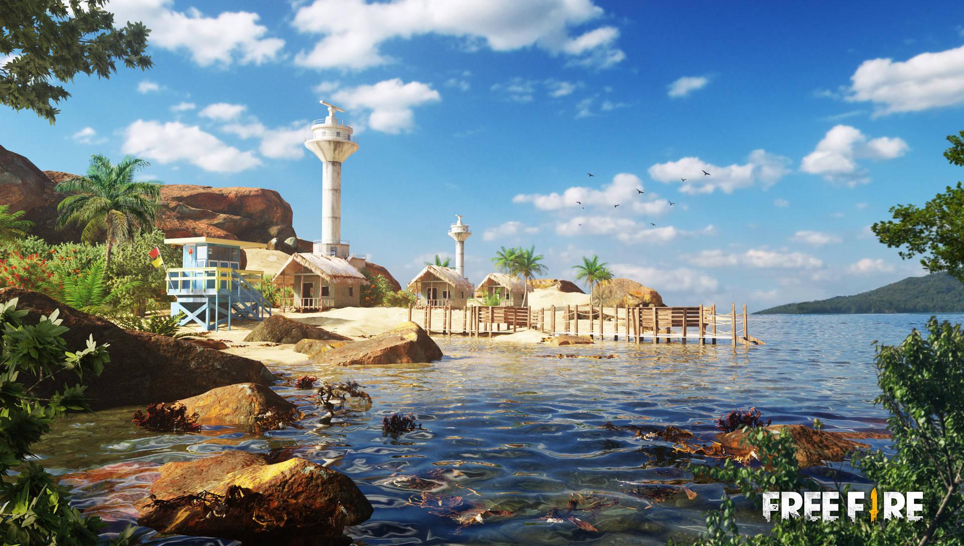Free Fire Resort Island