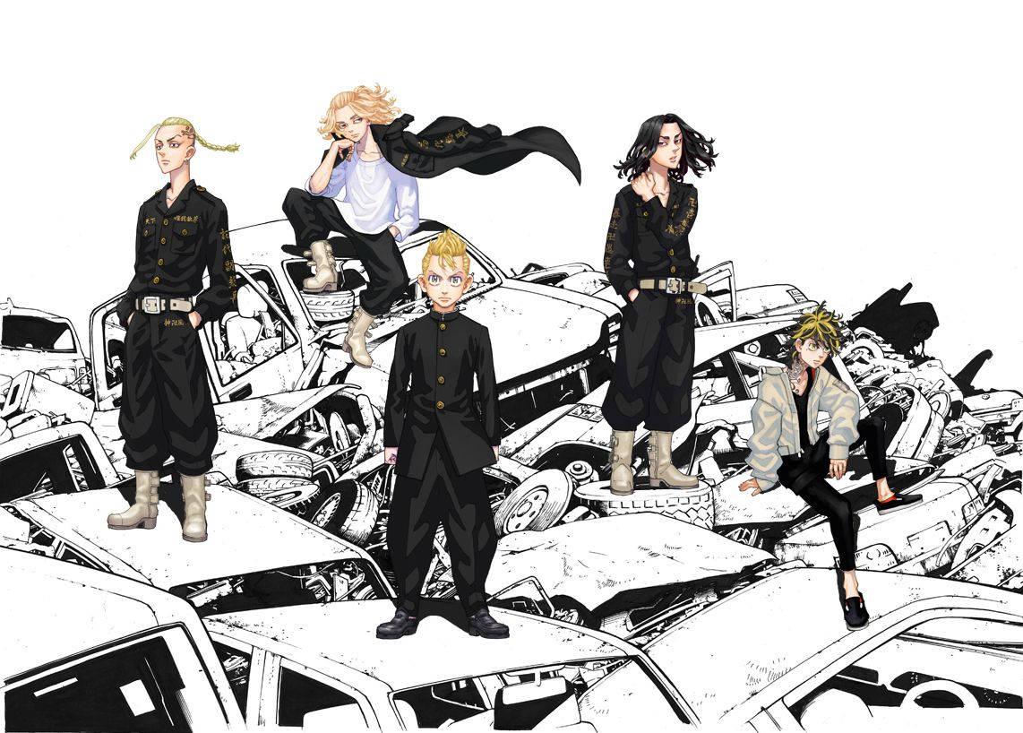 Friends And Mikey Tokyo Revengers — 1142x818 wallpaper