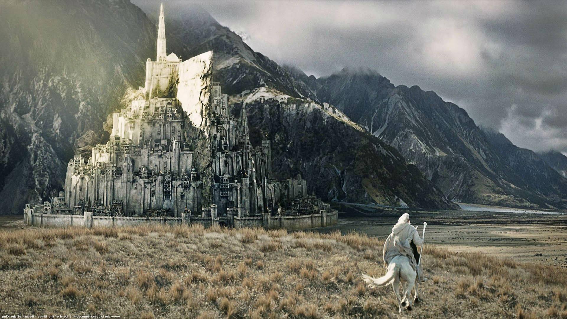 Frodo, Sam and Gollum set out on an epic adventure on their journey to Mount Doom — 1920x1080 wallpaper