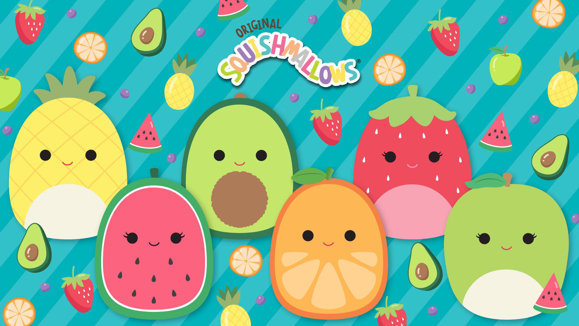 Fruit Squishmallows Fan Art — 1920x1080 wallpaper