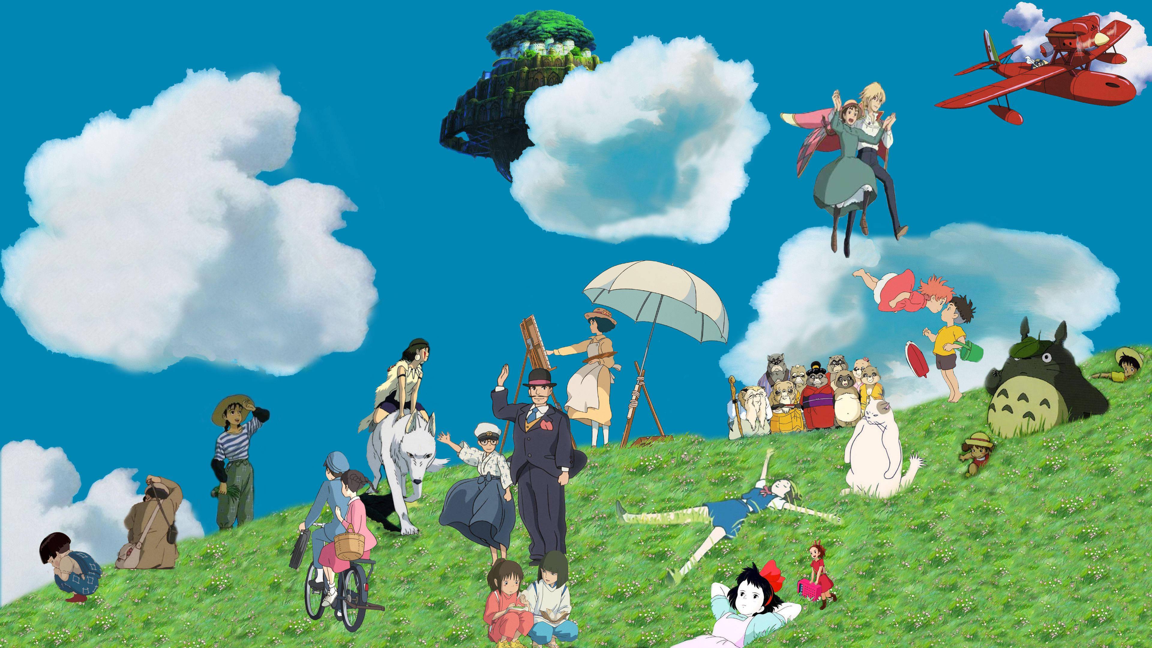 Fun and adventure awaits in the films of Studio Ghibli! — 3840x2160 wallpaper