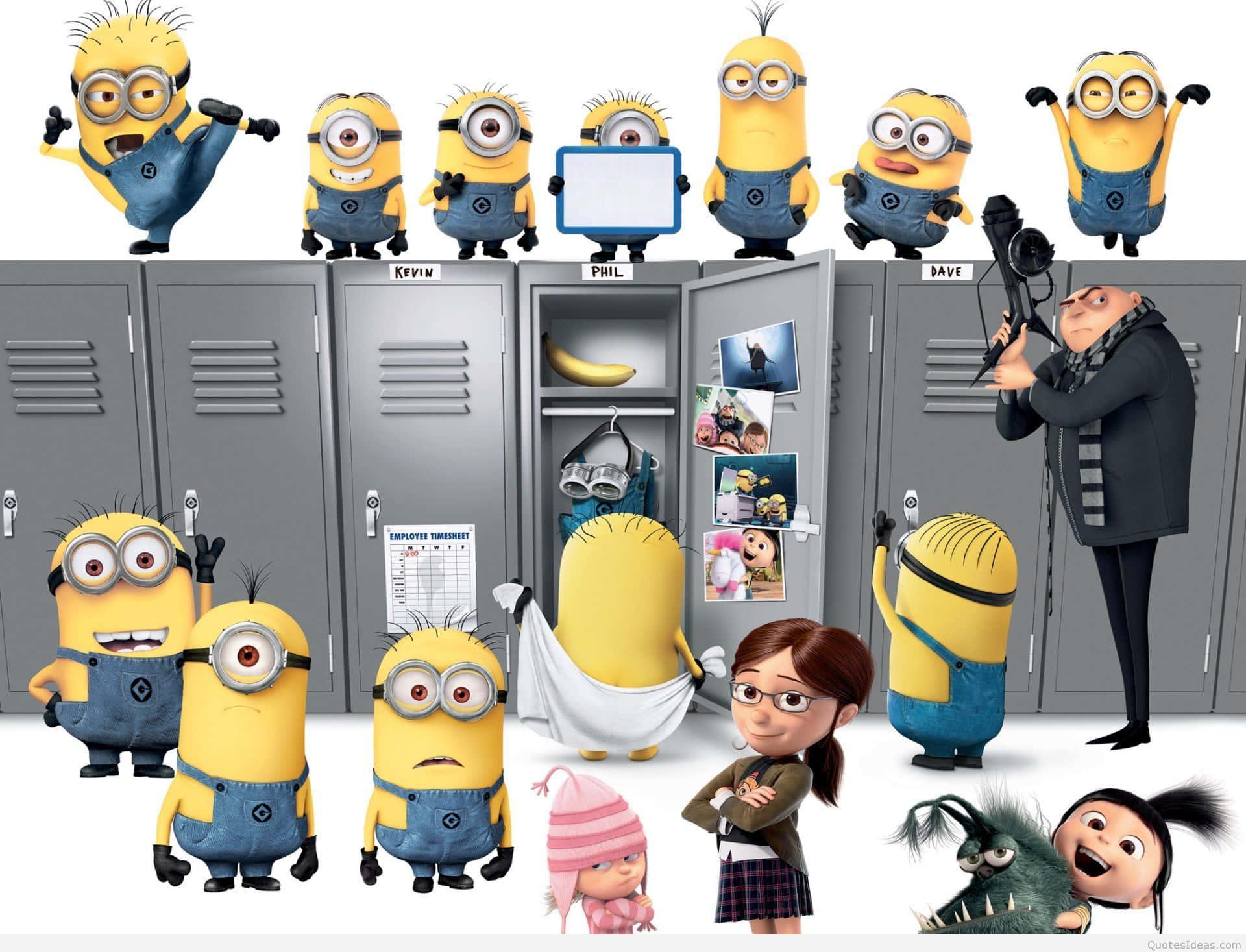 Fun-Loving Minions! — 1920x1467 wallpaper