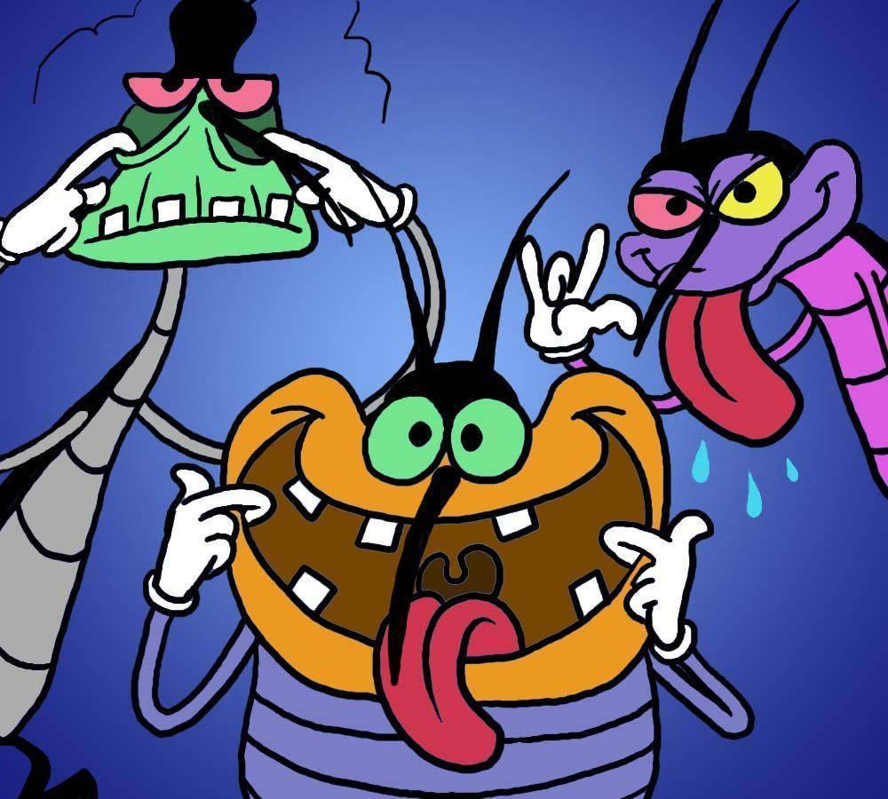Funny Faces Oggy And The Cockroaches — 1000x900 wallpaper
