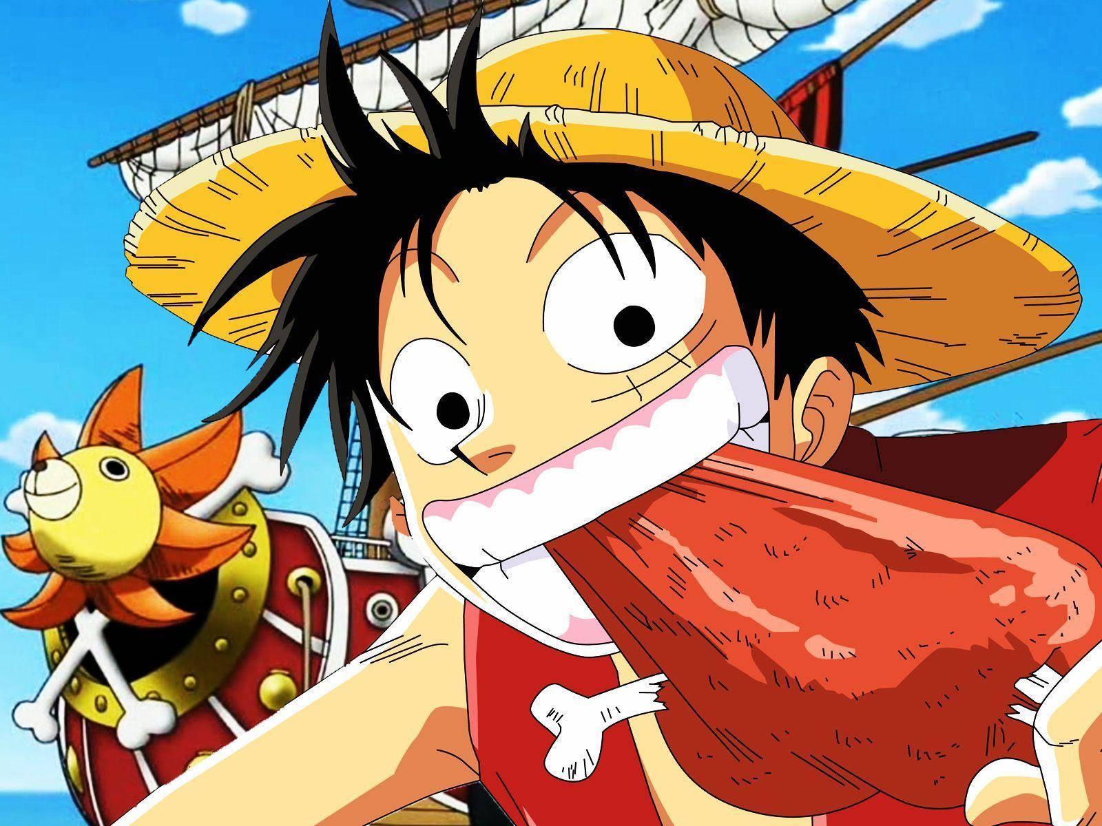 Funny Luffy Long Tongue — 1600x1200 wallpaper