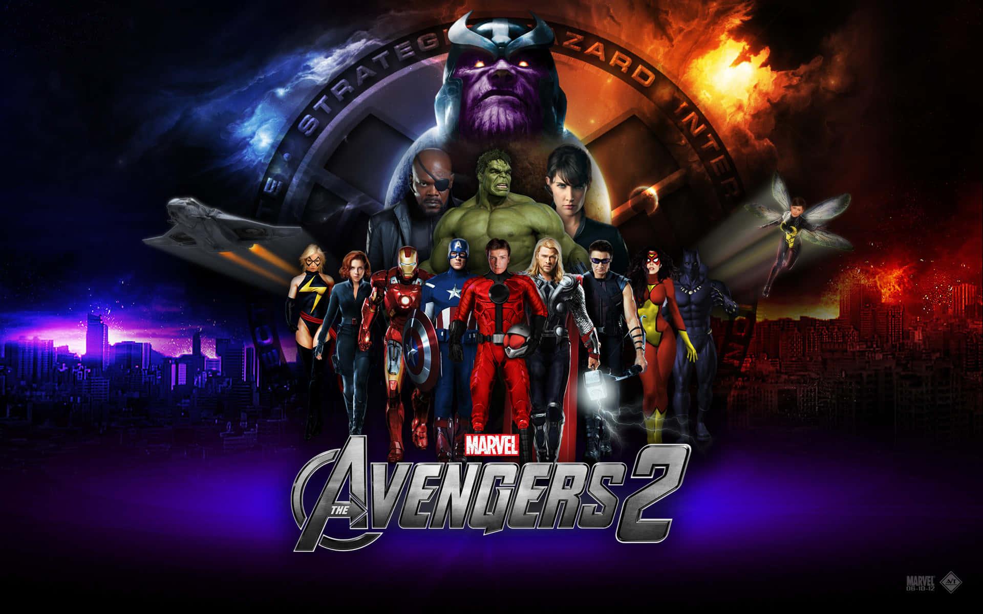 Fury On The Scene: Nick Fury Leads The Avengers — 1920x1200 wallpaper