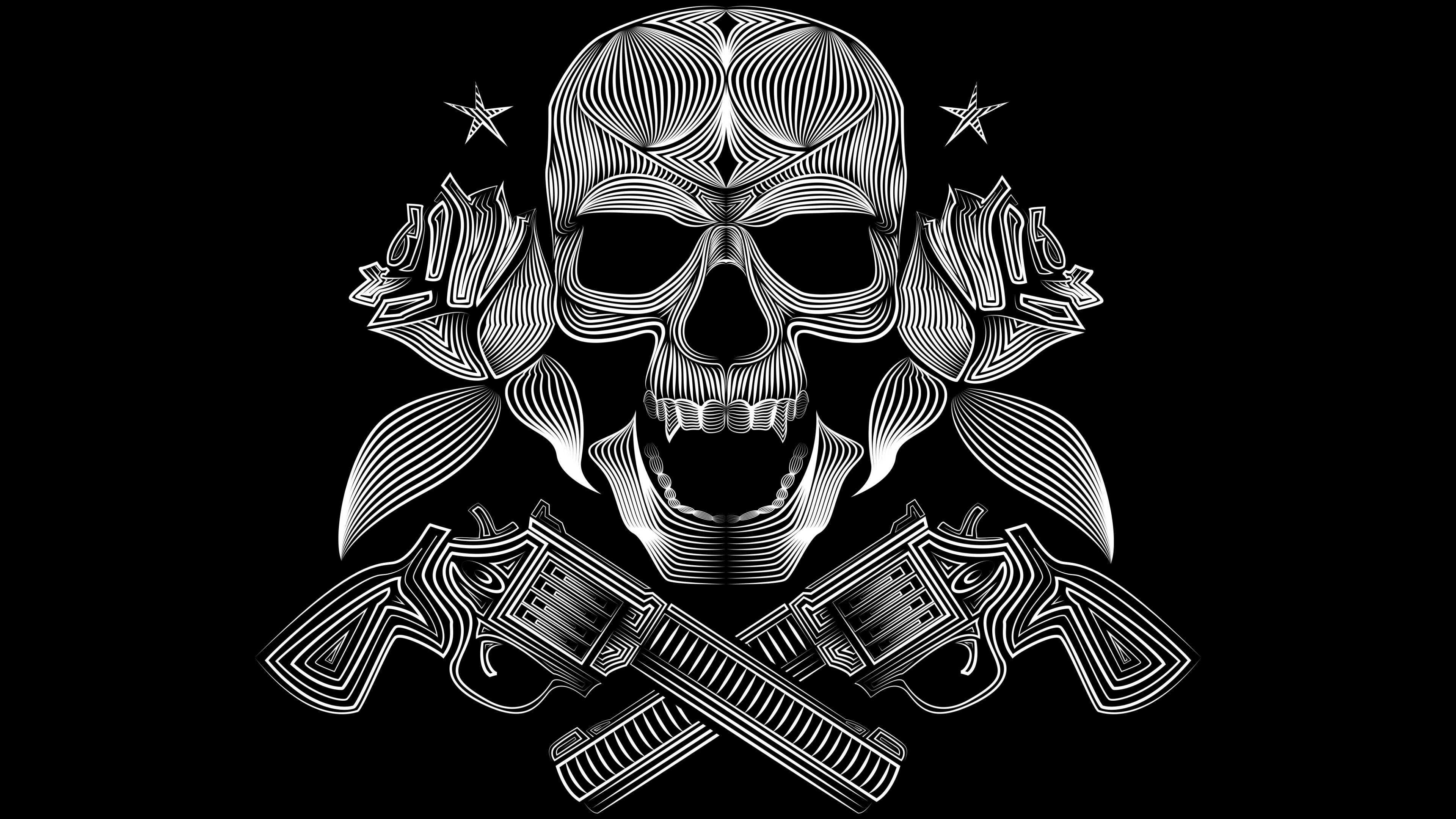 Gangster Leader Skull — 3840x2160 wallpaper