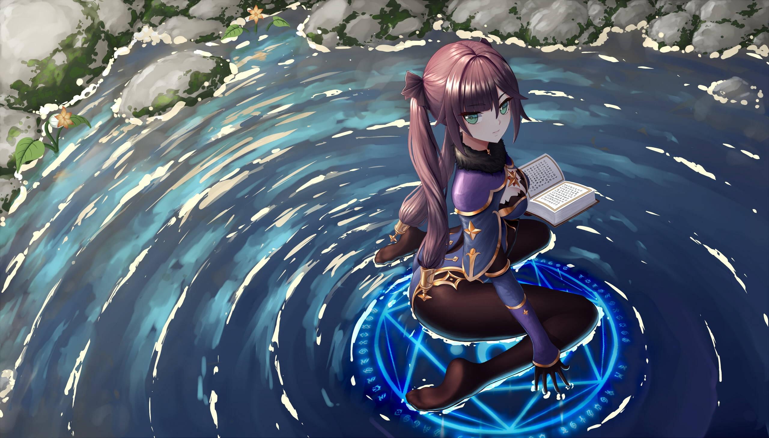 Genshin Impact Mona Megistus — 2560x1460 wallpaper