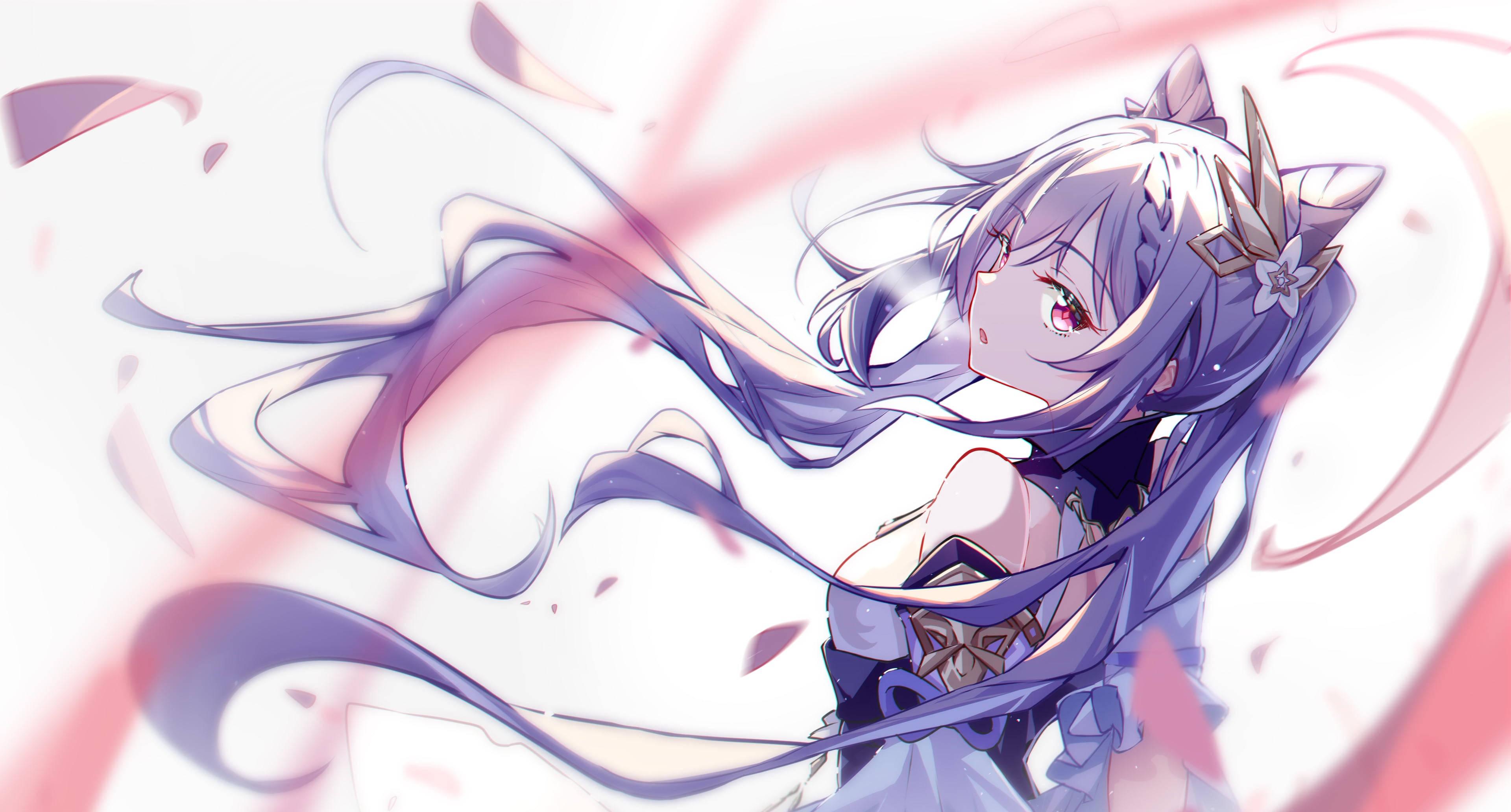 Genshin Impact Pretty Keqing — 3840x2064 wallpaper