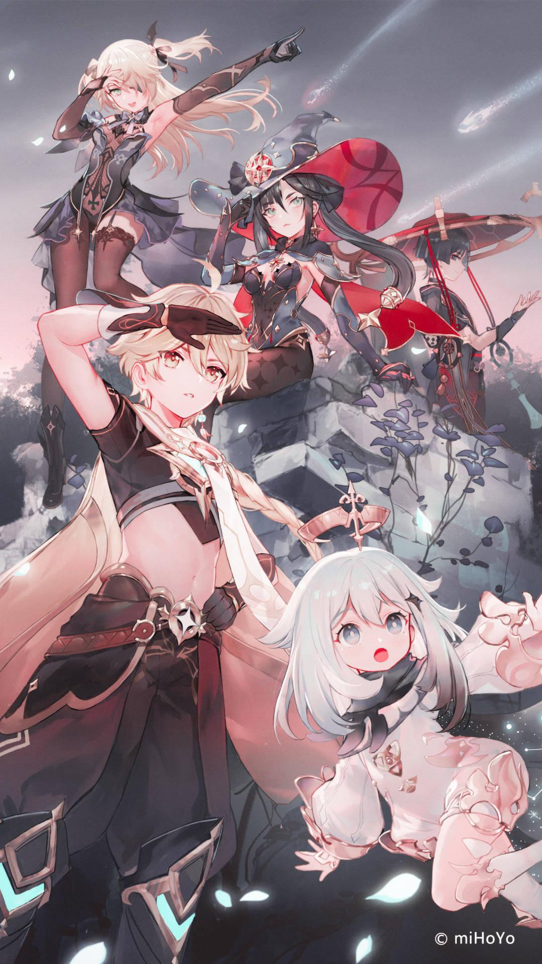 Genshin Impact Vintage Aesthetic — 1080x1920 wallpaper