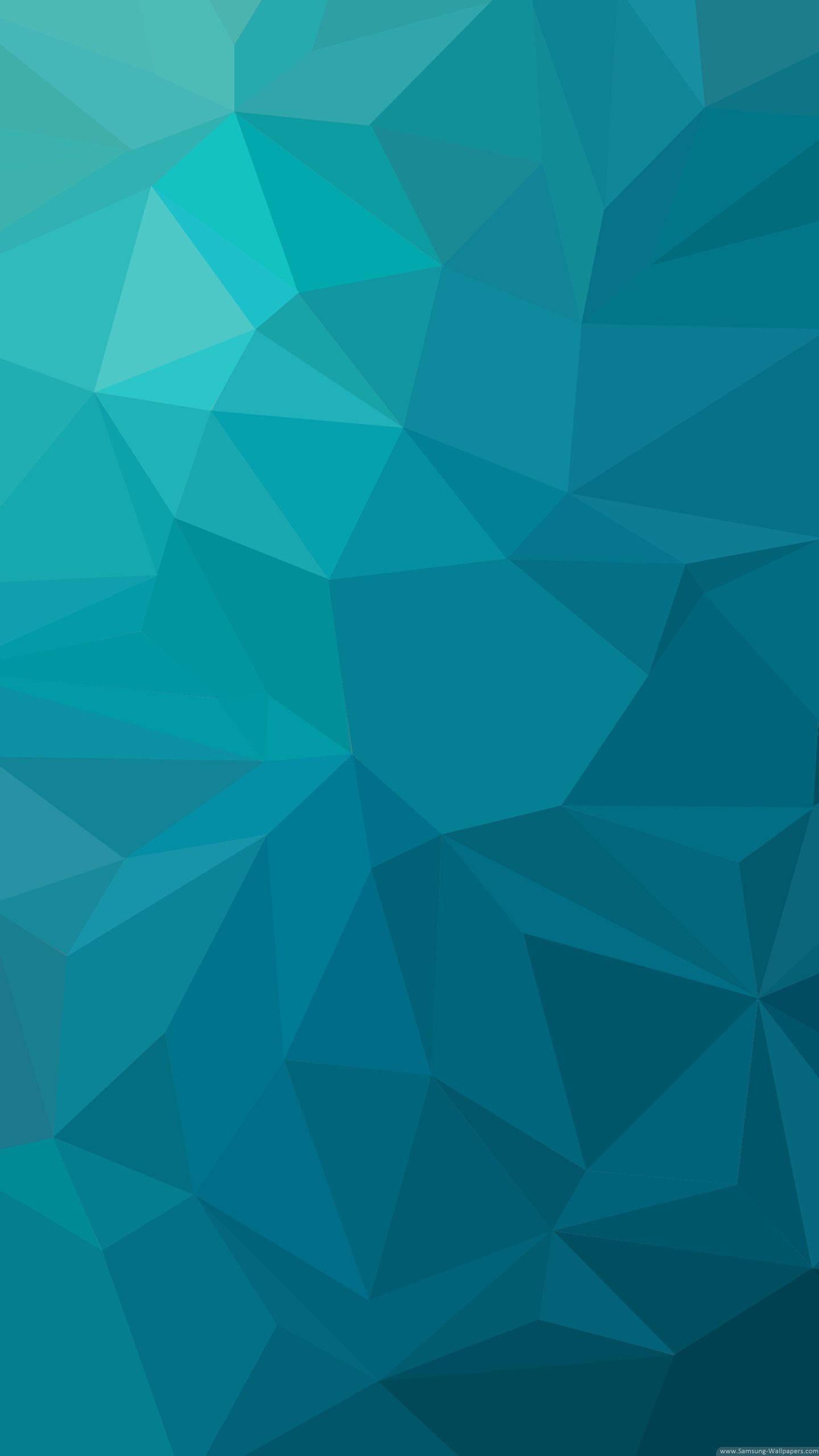Geometric 3D Home Screen — 1440x2560 wallpaper