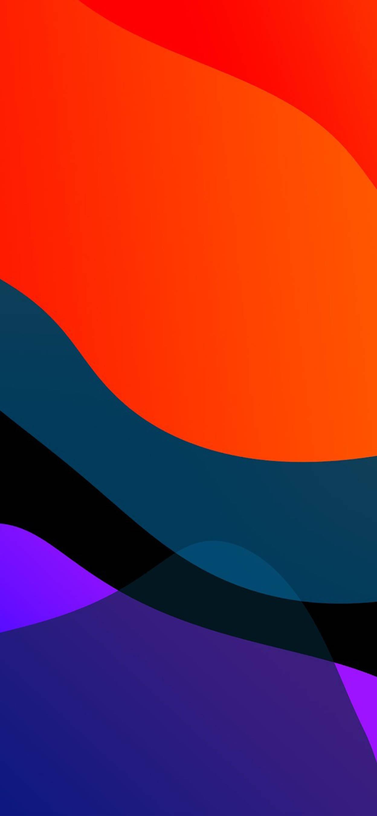 Geometric Dark Tones Ios 16 — 1248x2702 wallpaper