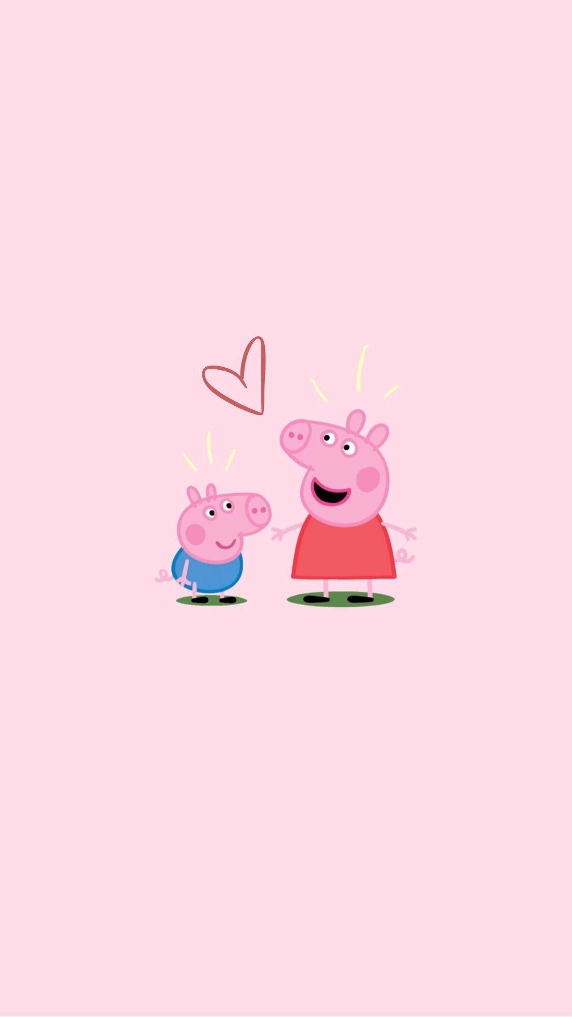 Georgy Pig enjoying a summer day — 1125x2000 wallpaper