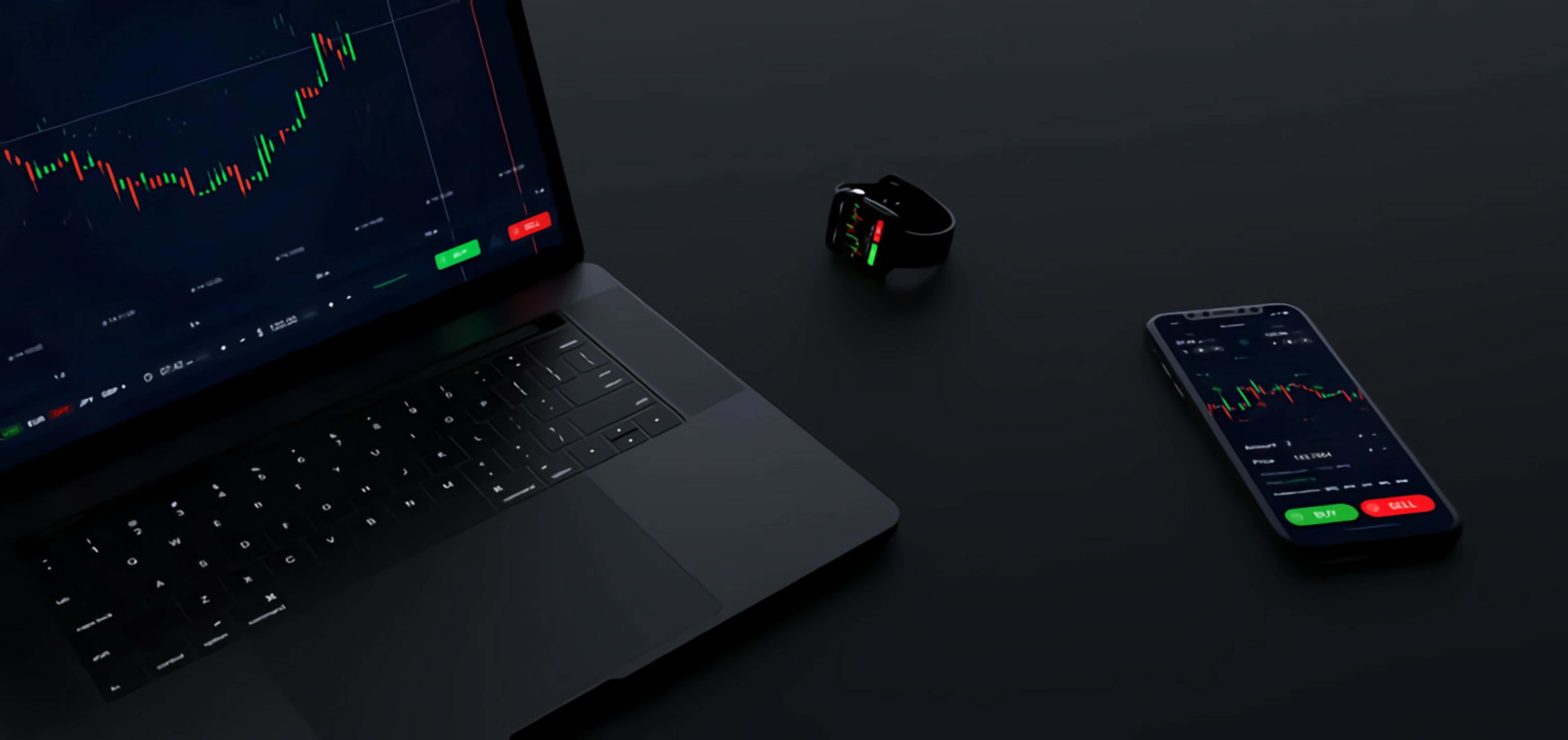 Get ahead with the right Trading Strategies — 7757x3660 wallpaper