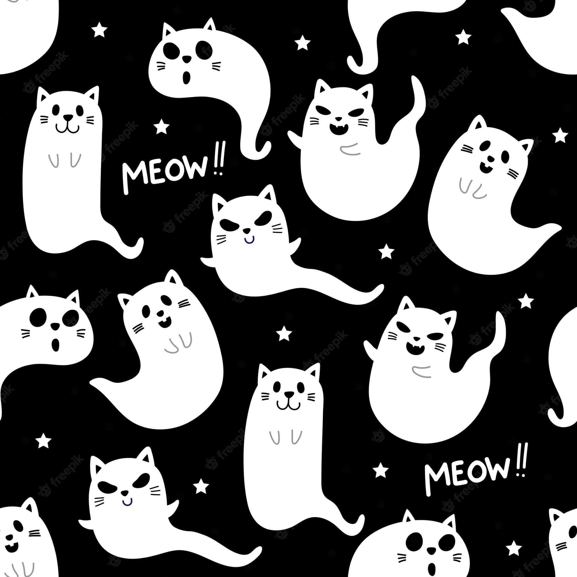 Get into the spirit of Halloween with this spooky yet adorable ghost! — 2000x2000 wallpaper