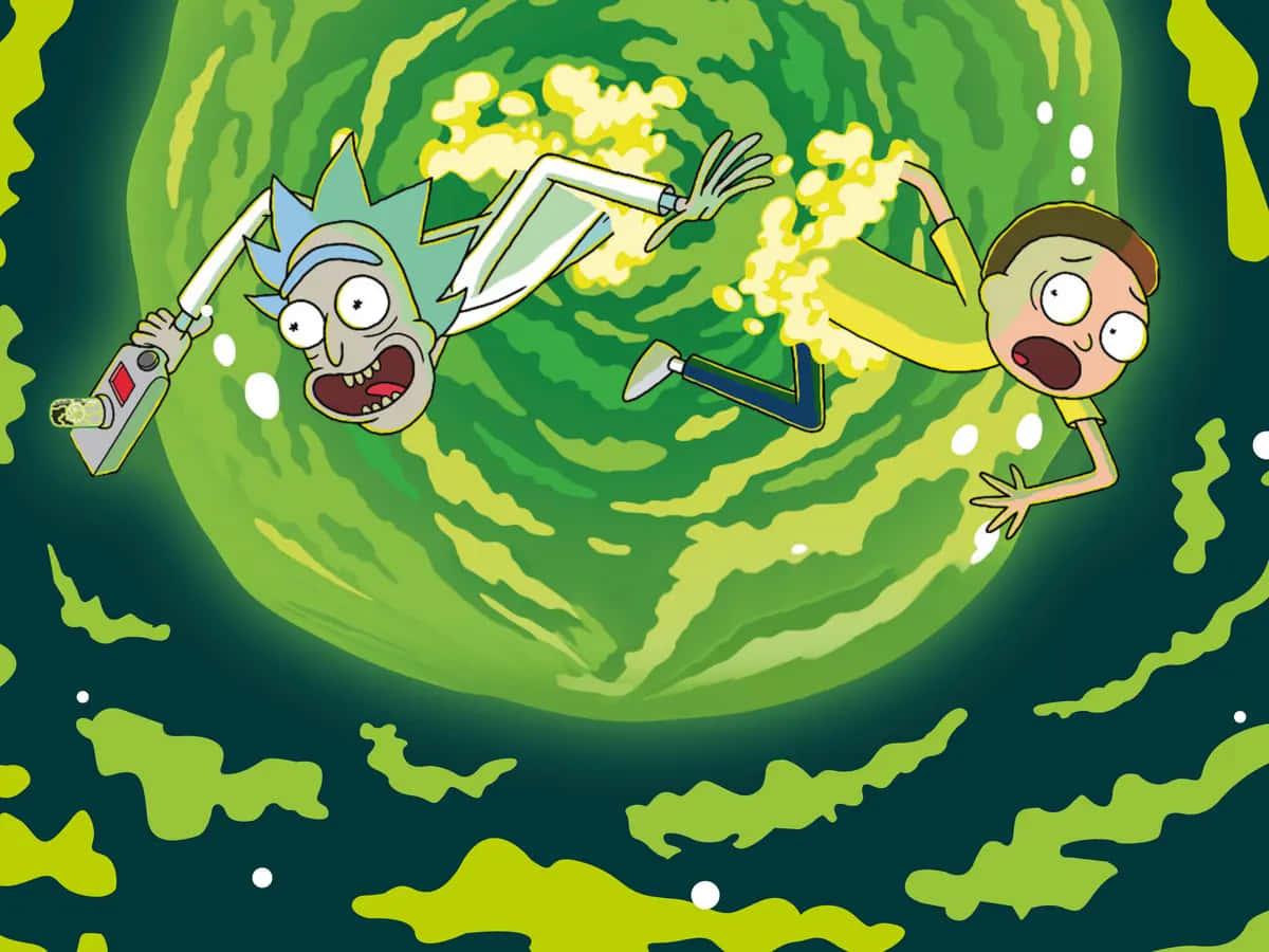 Get Ready For A Wild Adventure With Rick And Morty — 1200x900 wallpaper