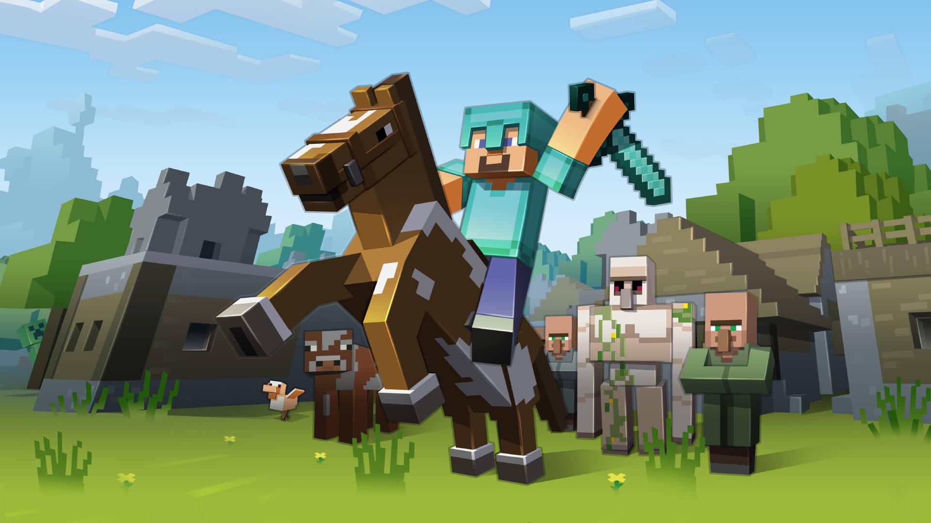 Get Ready for Adventure with Minecraft's Animated Knight Steve