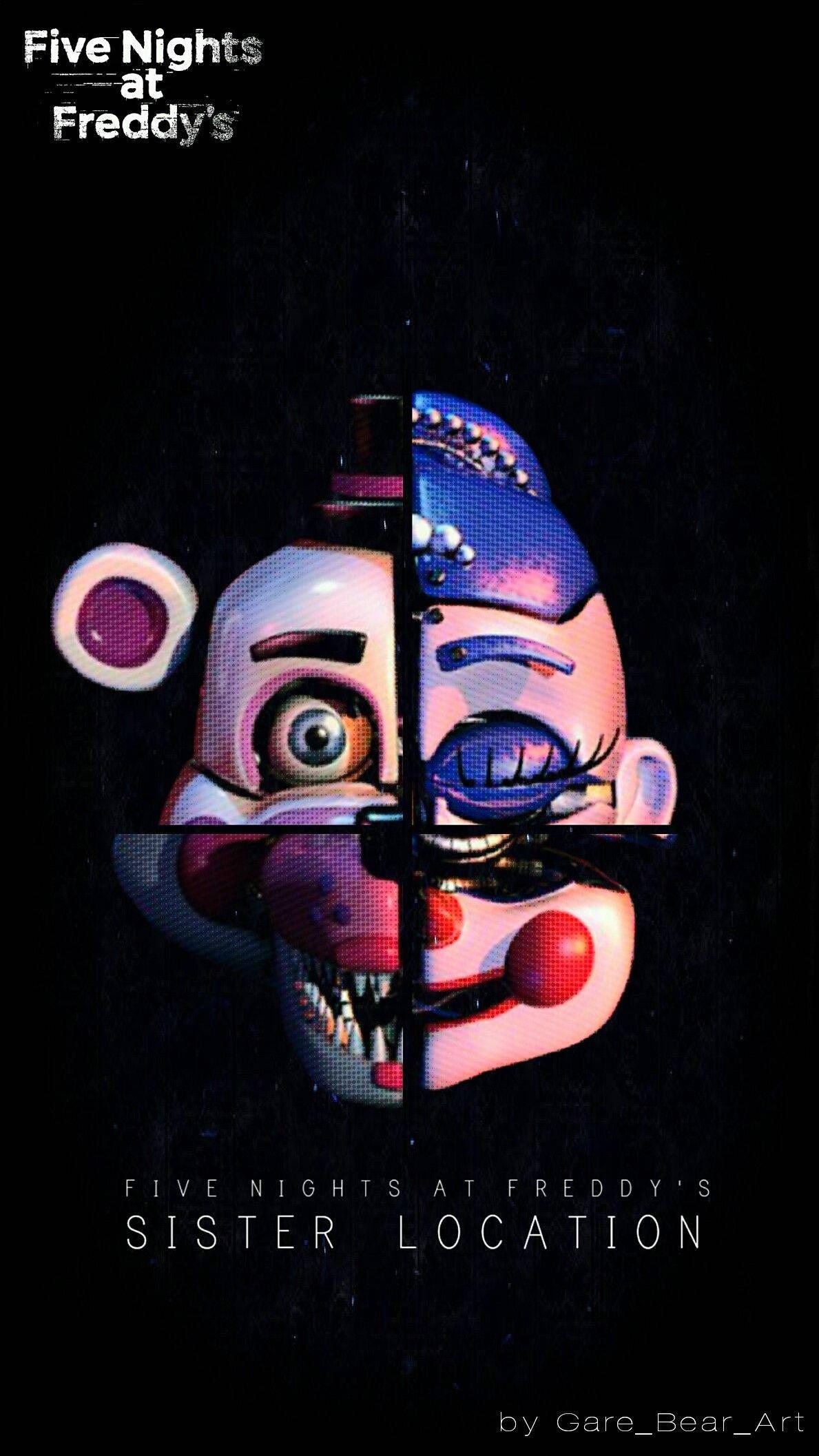 Get ready for your journey to excitement and horror with Five Nights at Freddy's Sister Location! — 1189x2114 wallpaper