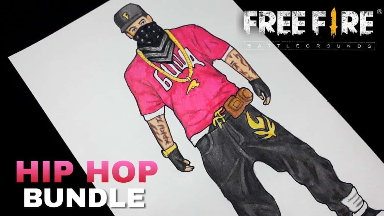 Get ready to blaze the Hip Hop Free Fire battlefield in style! — 1280x720 wallpaper