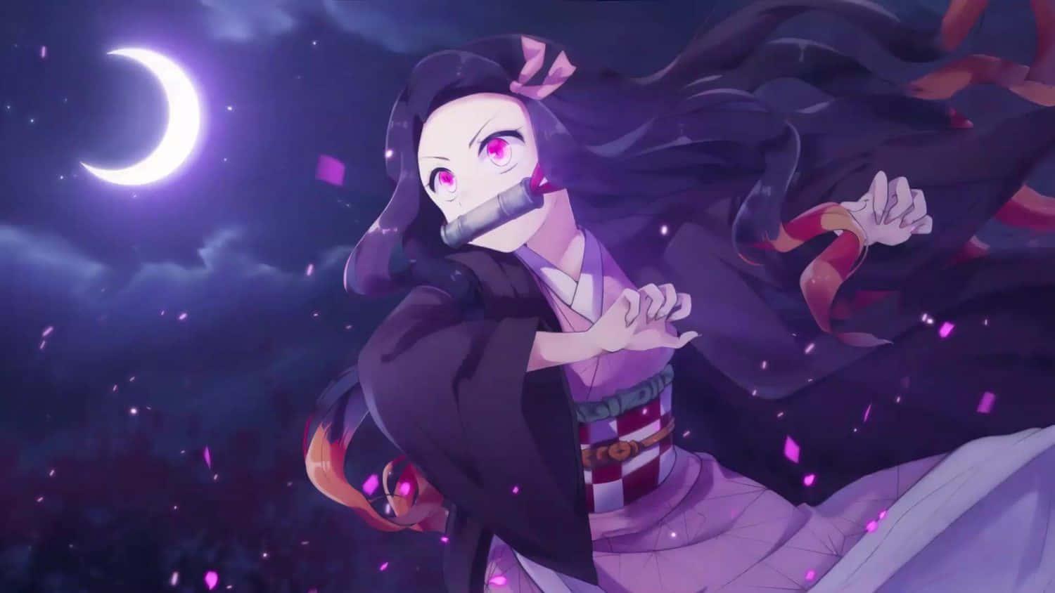 Get Ready To Fight with Nezuko — 1500x844 wallpaper
