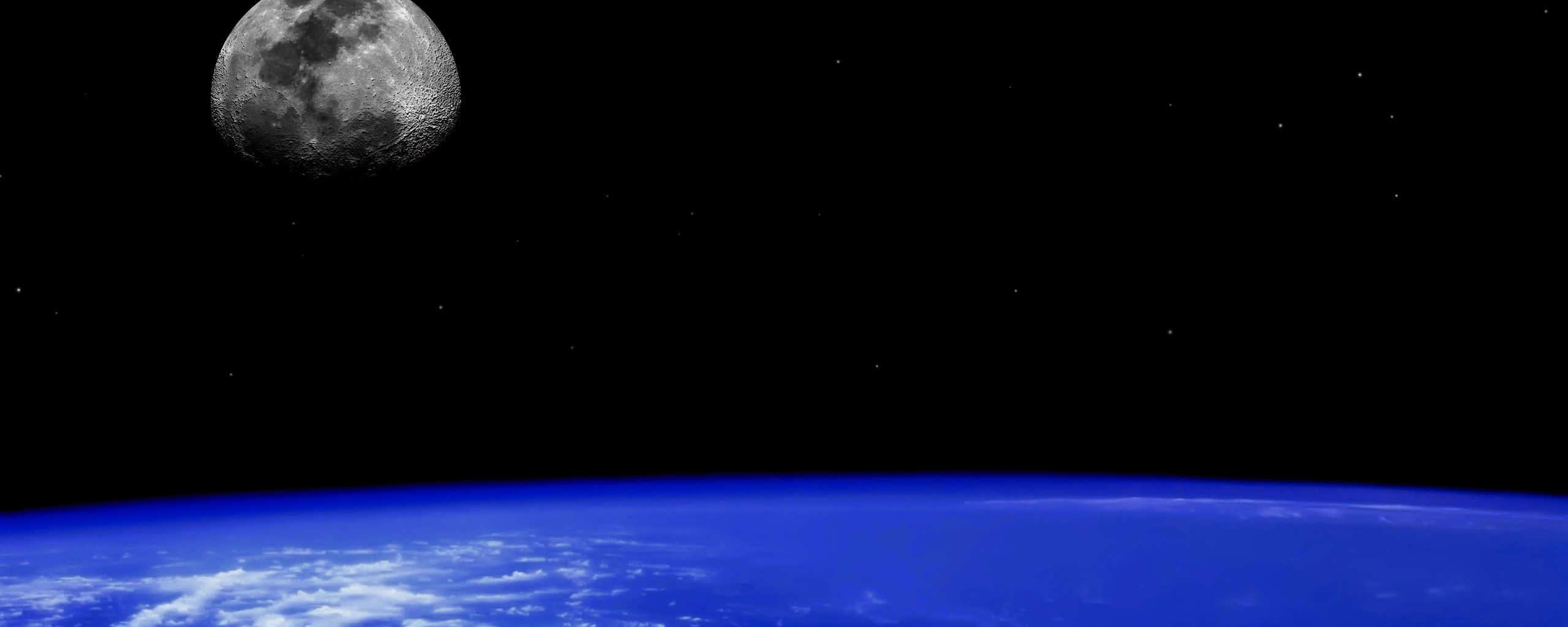 Get the most out of two monitors by setting up a dual monitor background — 2560x1024 wallpaper
