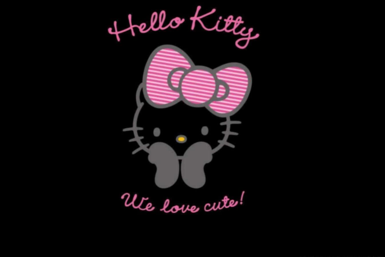 Get the stylish and adorable Hello Kitty laptop now! — 1345x900 wallpaper